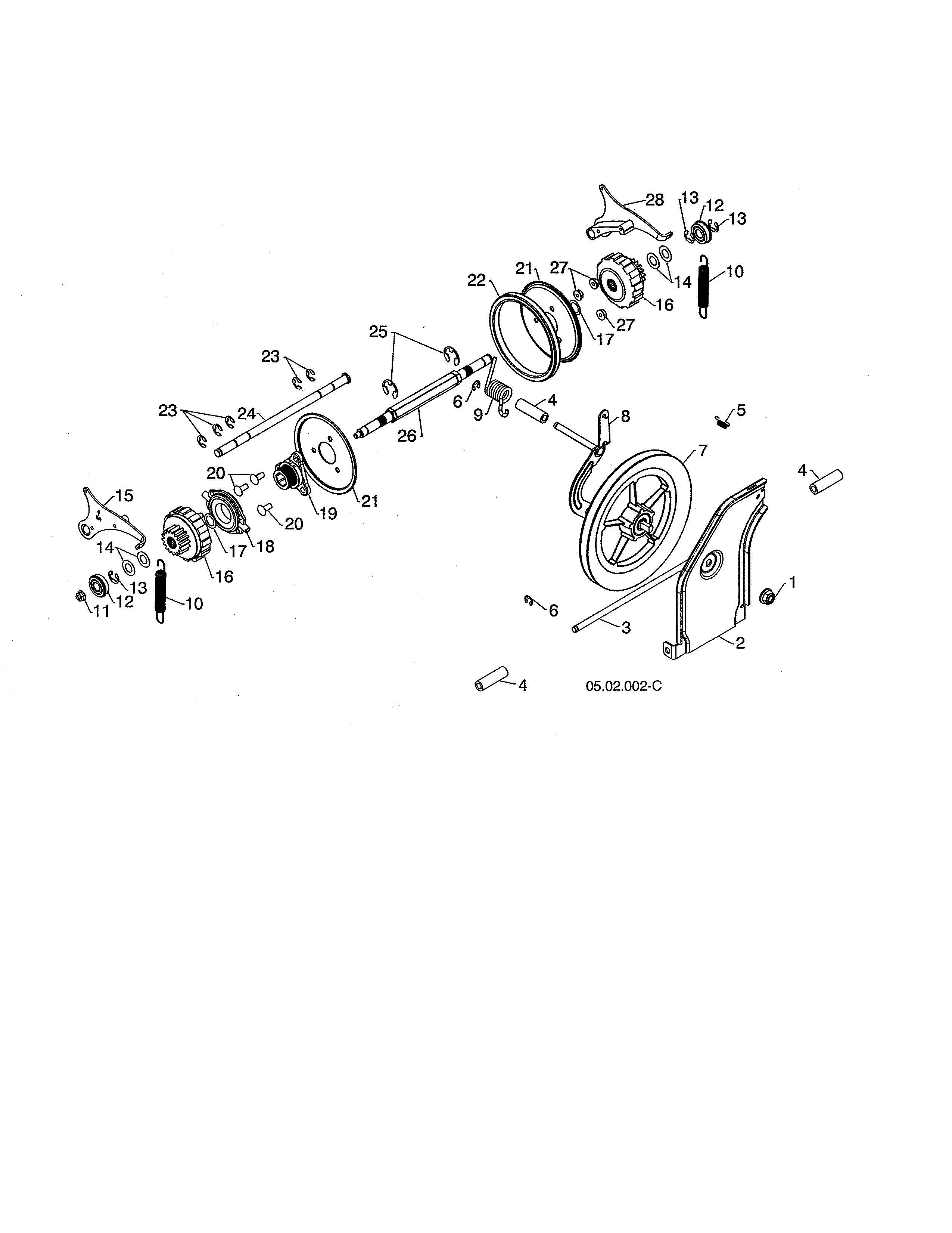 Craftsman 944524410 drive diagram