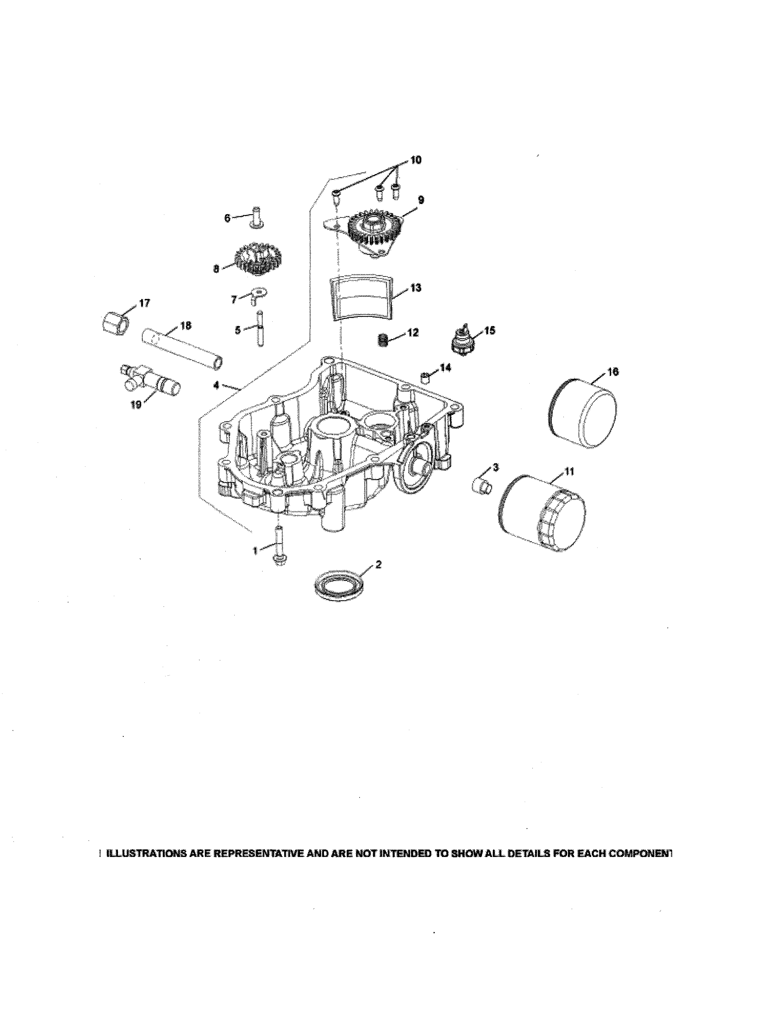 Husqvarna YTH20K42-96043027500 lubrication diagram