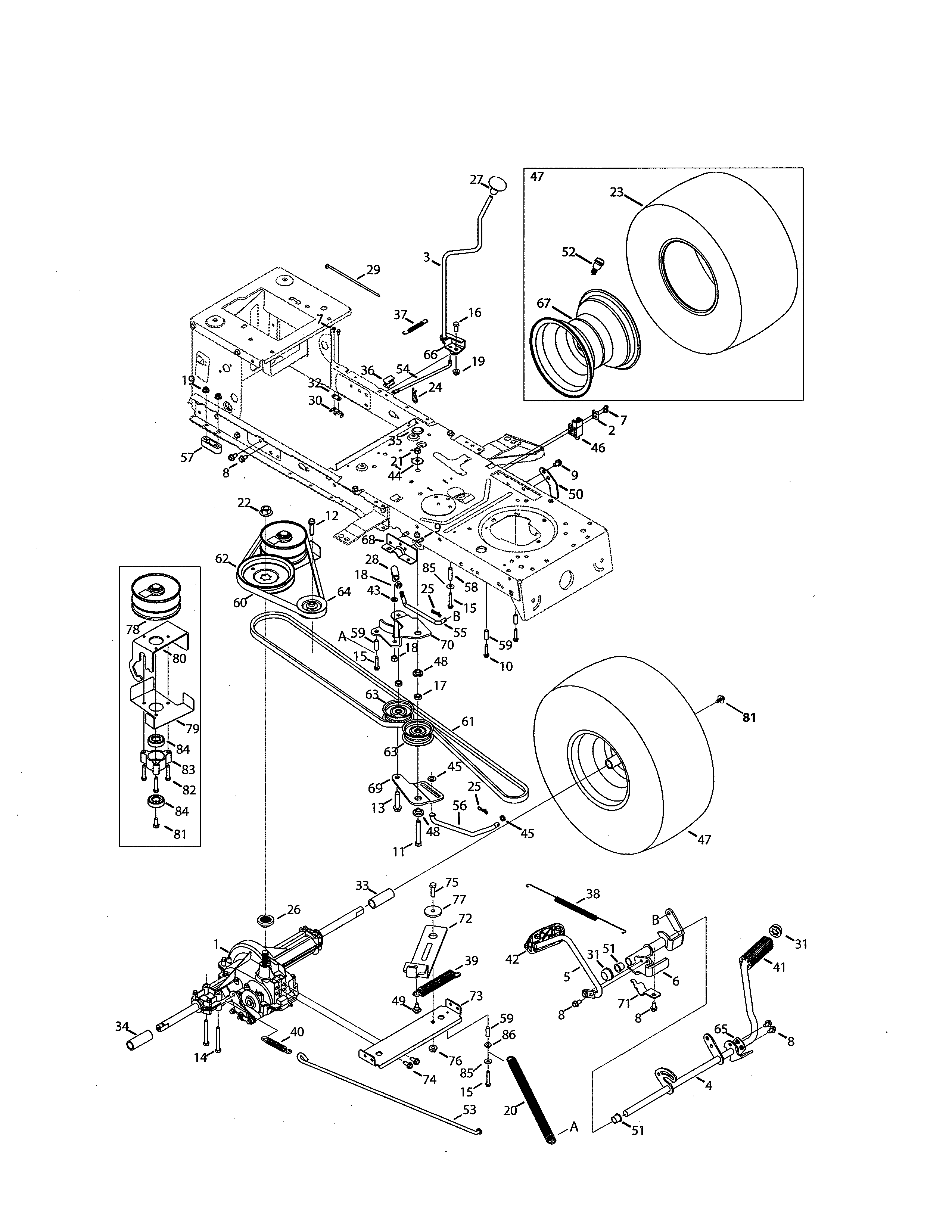 Craftsman 247203777 transmission diagram