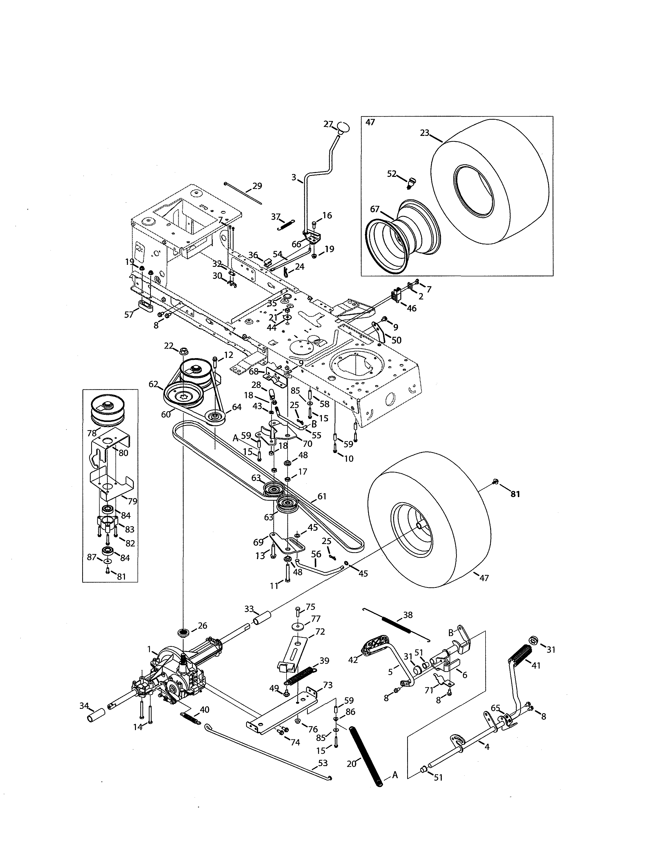 Craftsman 247273270 transmission diagram