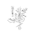 Craftsman 247299000 mower deck/spindle pulley diagram