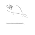 Poulan 96192002901 lever/cable rotator diagram