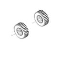 Poulan 96192002901 wheels diagram