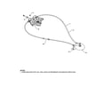 Poulan 96192003702 lever/cable rotator diagram