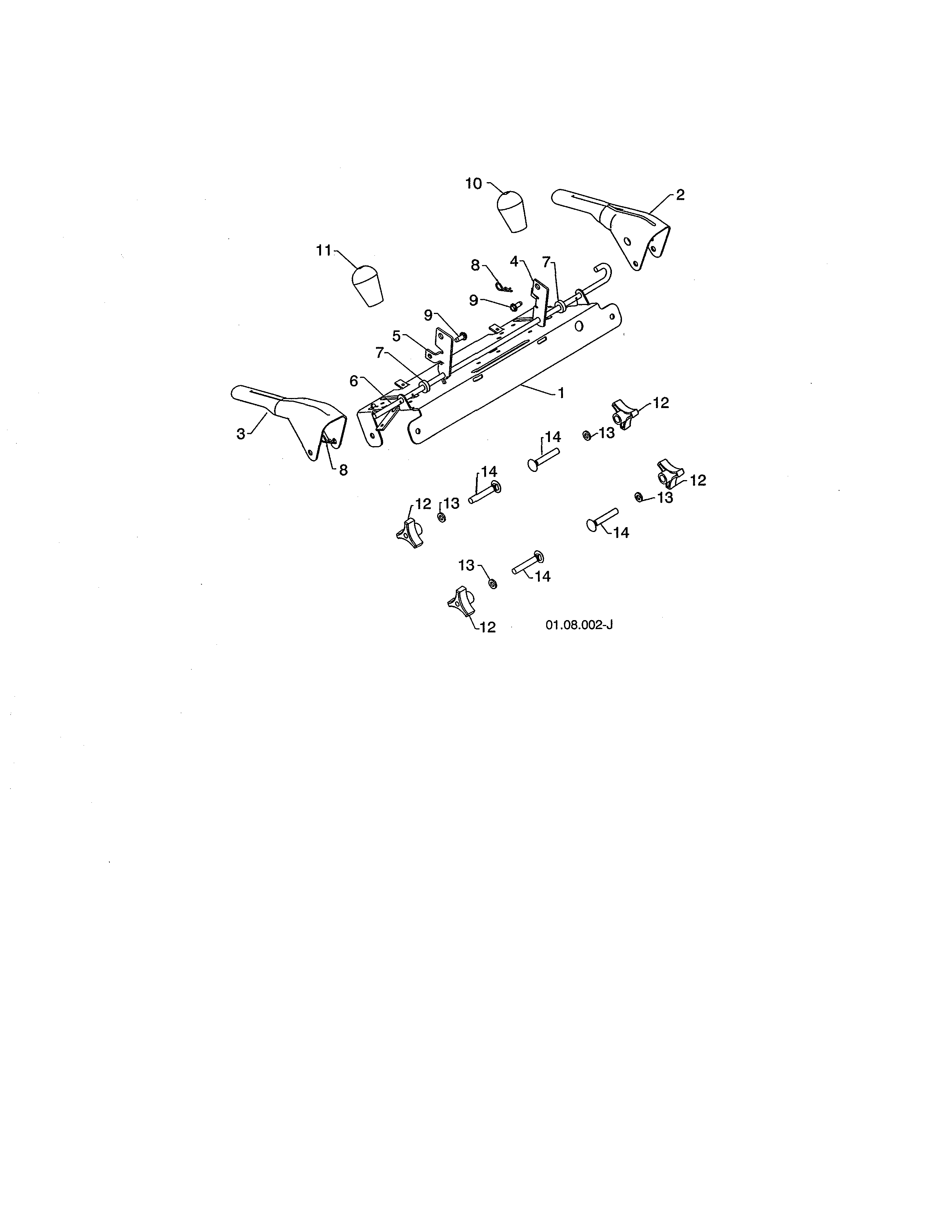 Poulan PR624ES-96192003702 control panel diagram