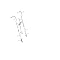 Poulan 96192003702 impeller & traction rods diagram