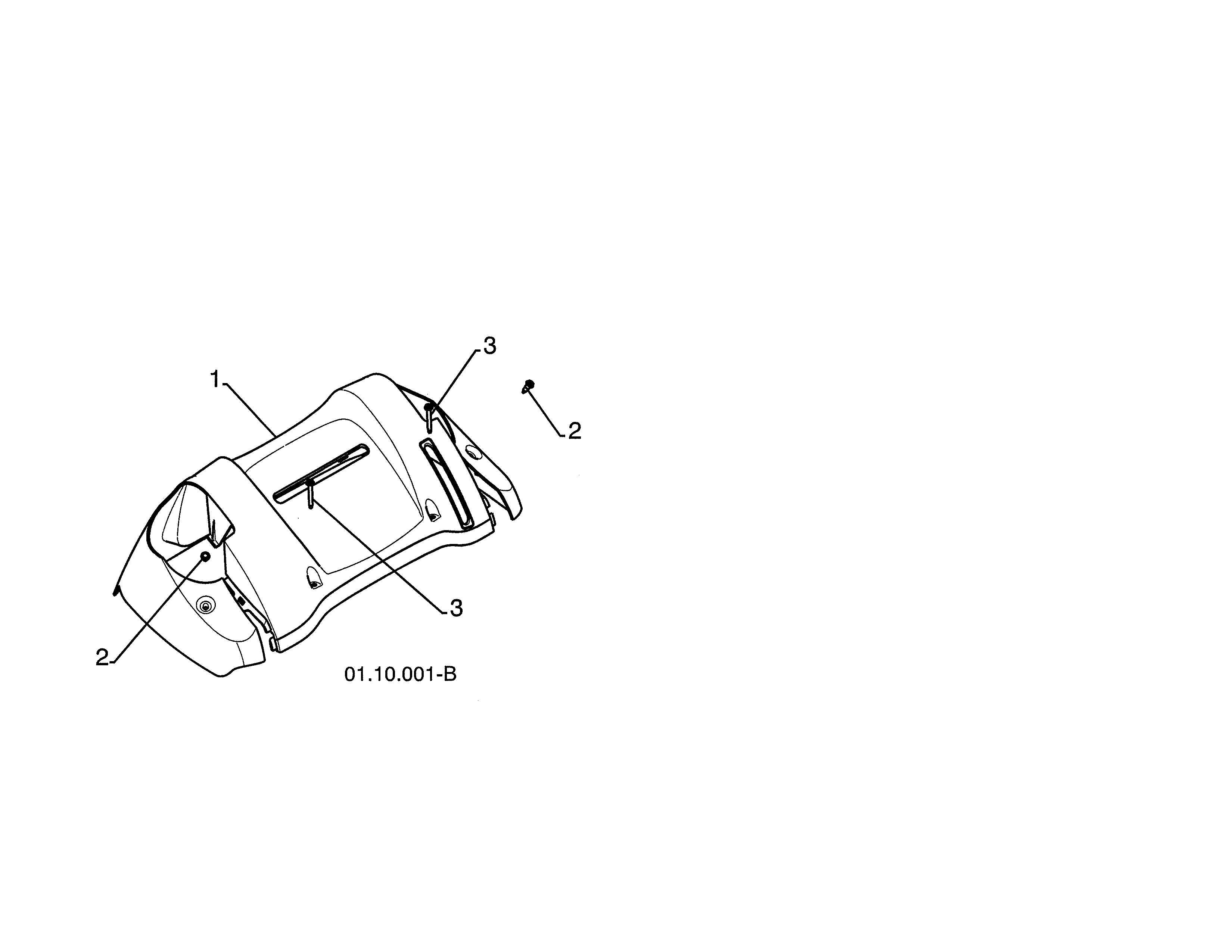 Poulan PR624ES-96198004300 console panel diagram