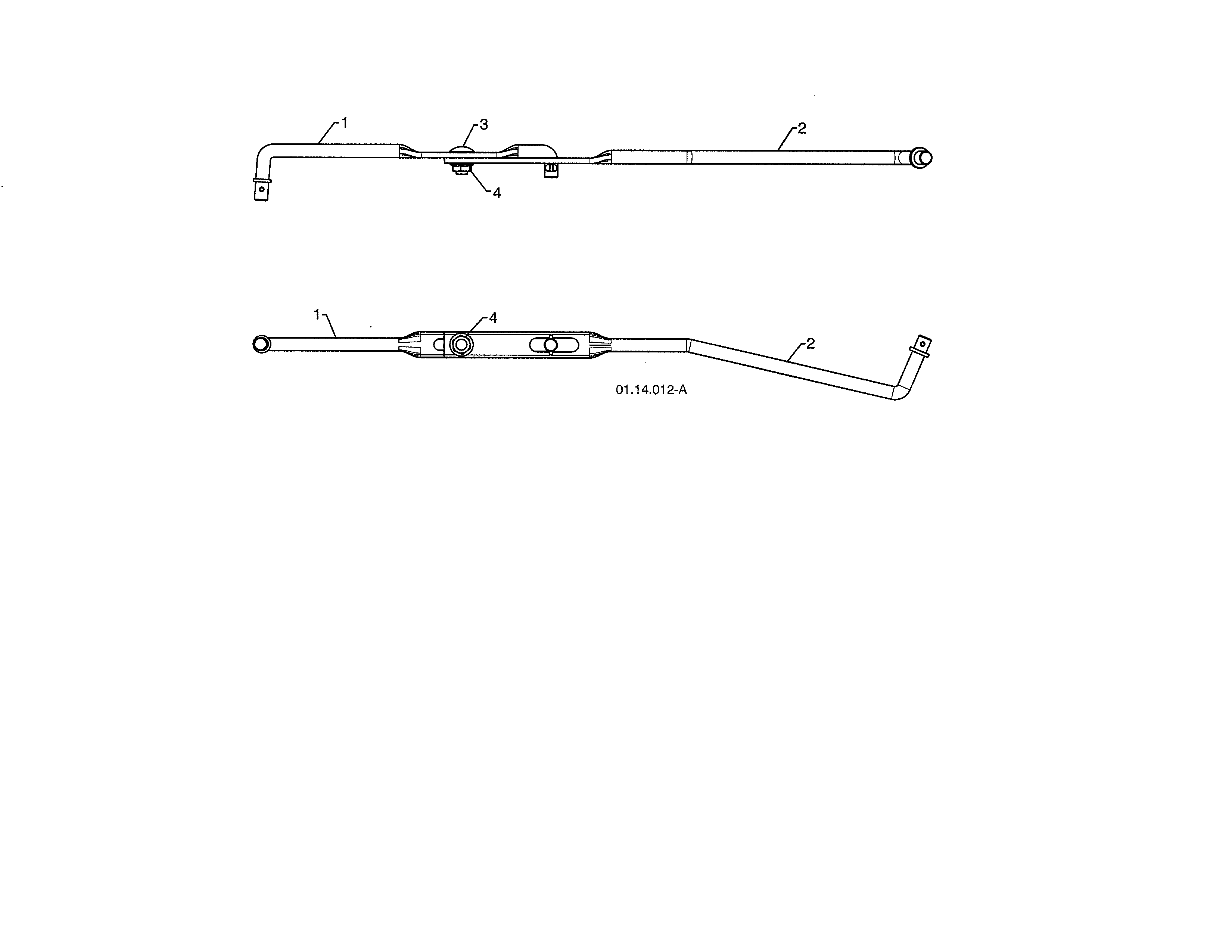 Poulan PR624ES-96198004300 shifter rods diagram
