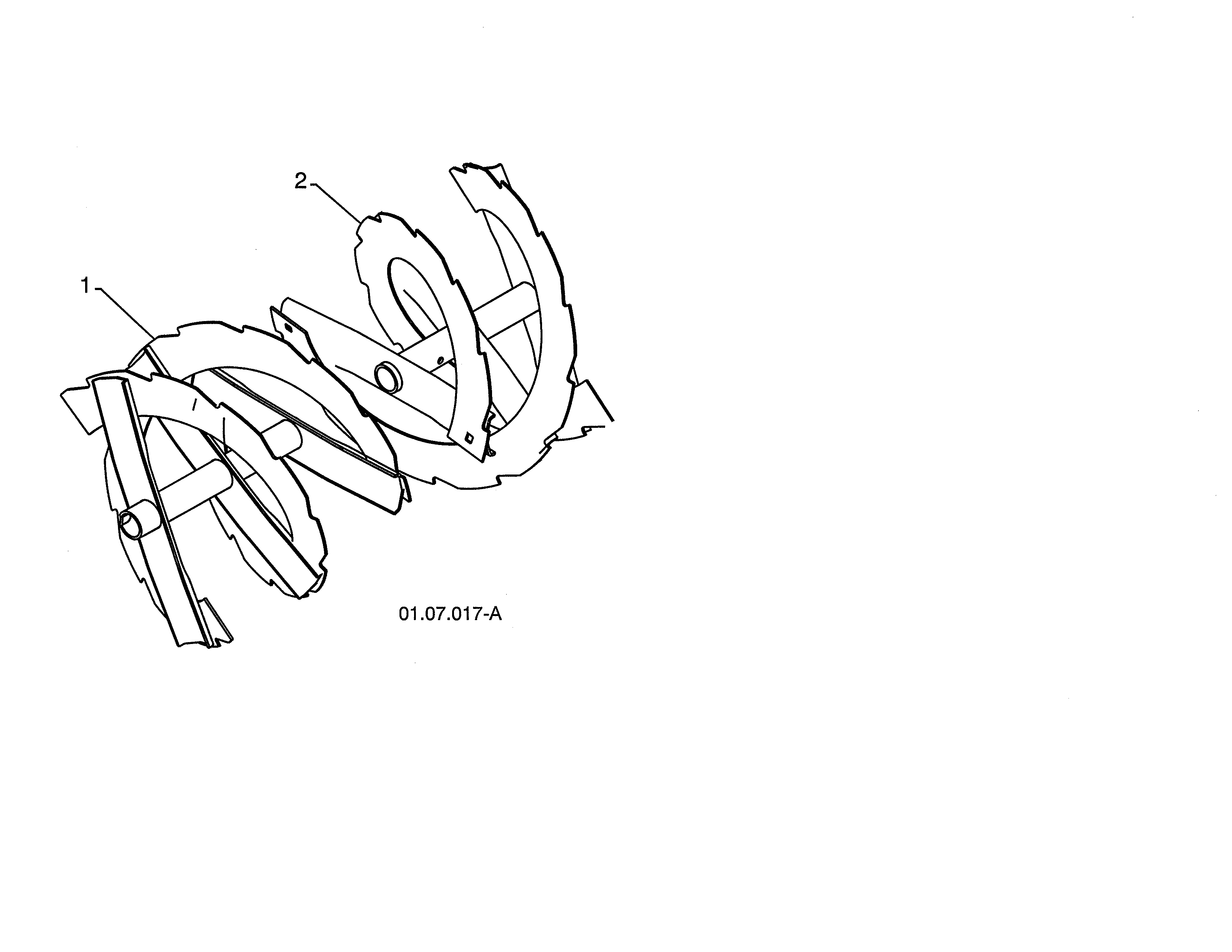 Poulan 96198004301 auger diagram