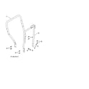 Poulan 96198004302 lower handle diagram