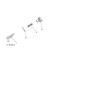 Poulan 96198004302 interlock spring & latch diagram