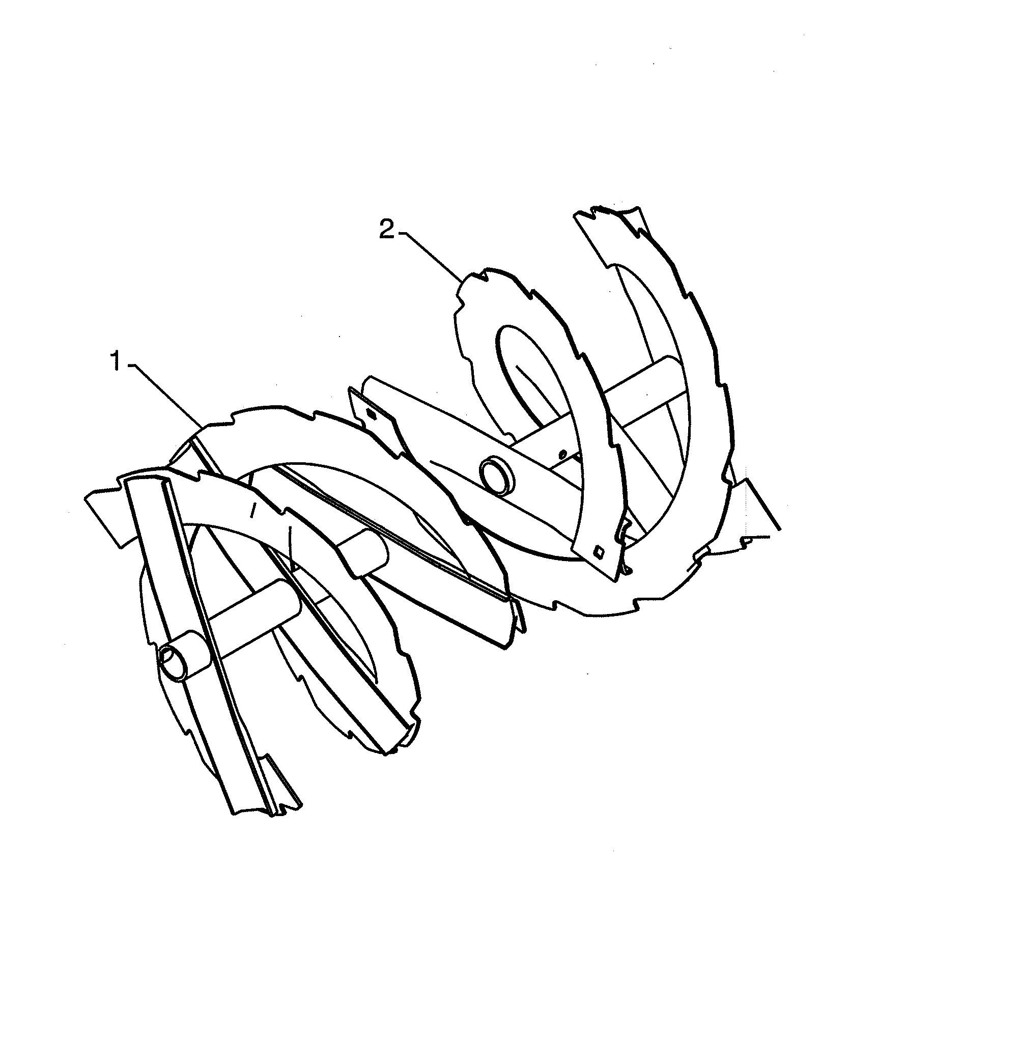 Poulan PR624ES-96198004600 auger housing diagram