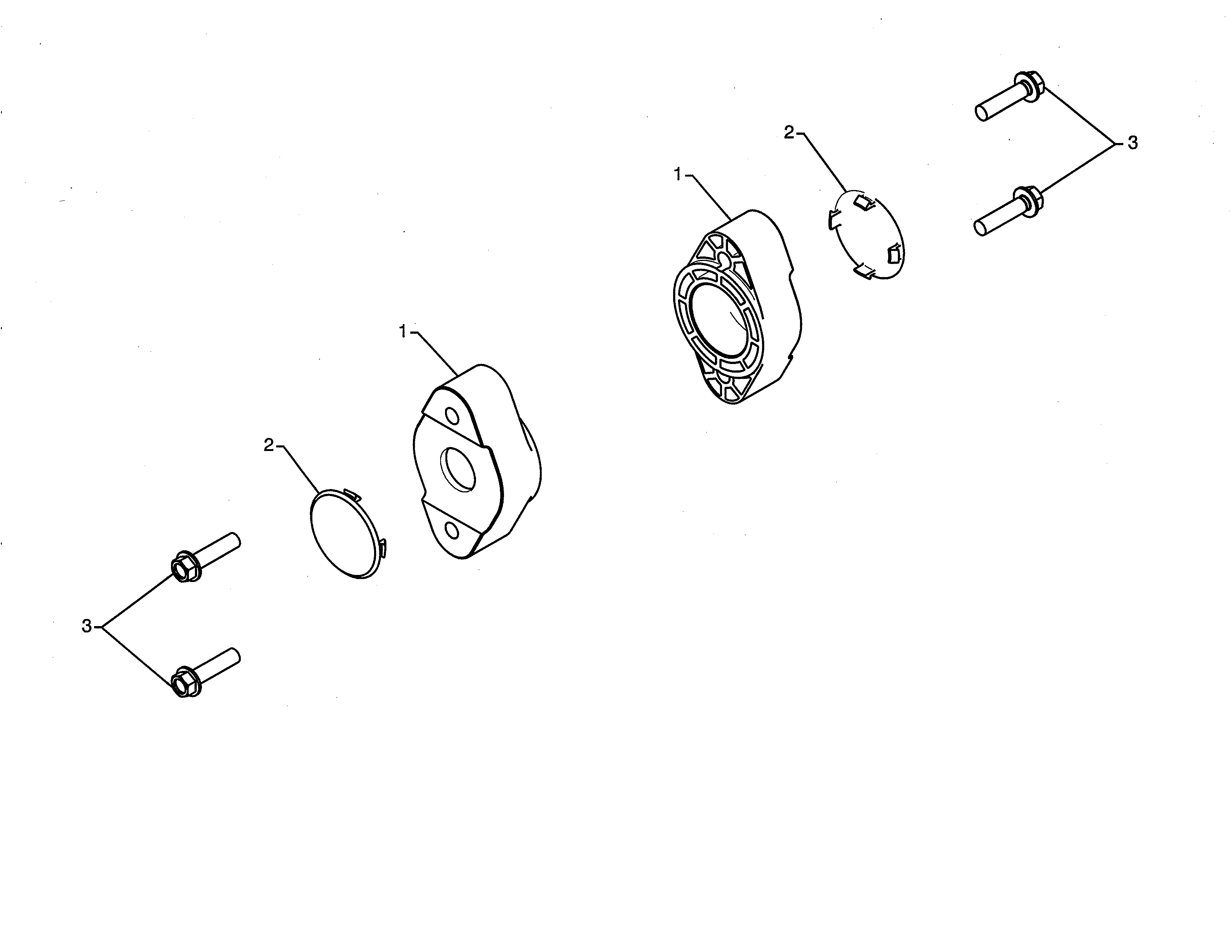 Poulan PR624ES-96198004600 auger bearing diagram