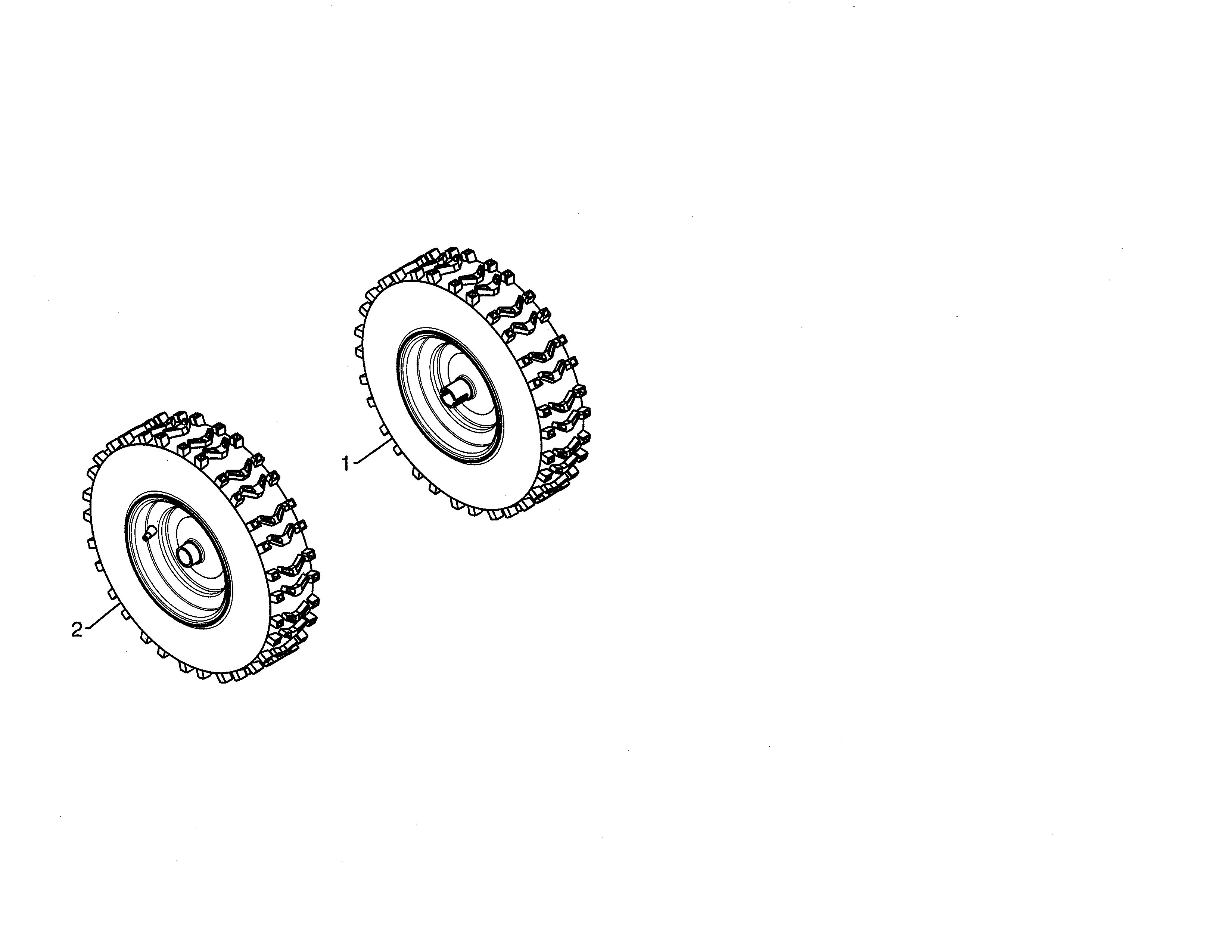 Poulan PR624ES-96198004600 wheels diagram
