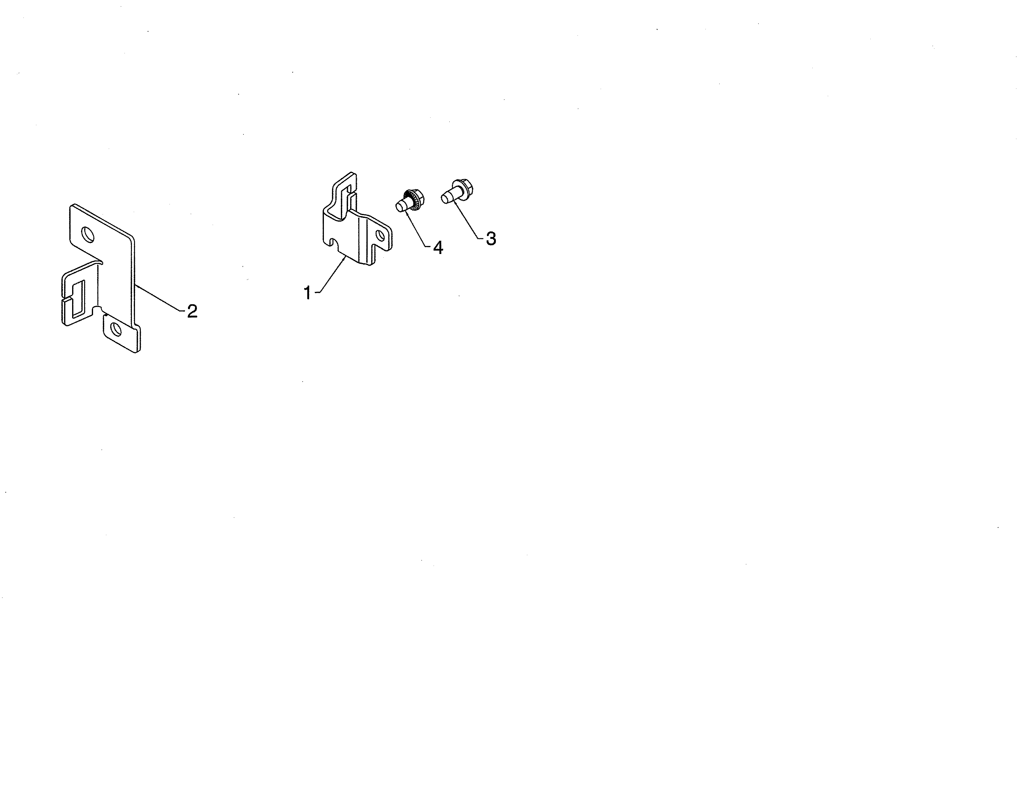 Poulan PR624ES-96198004600 cable bracket diagram
