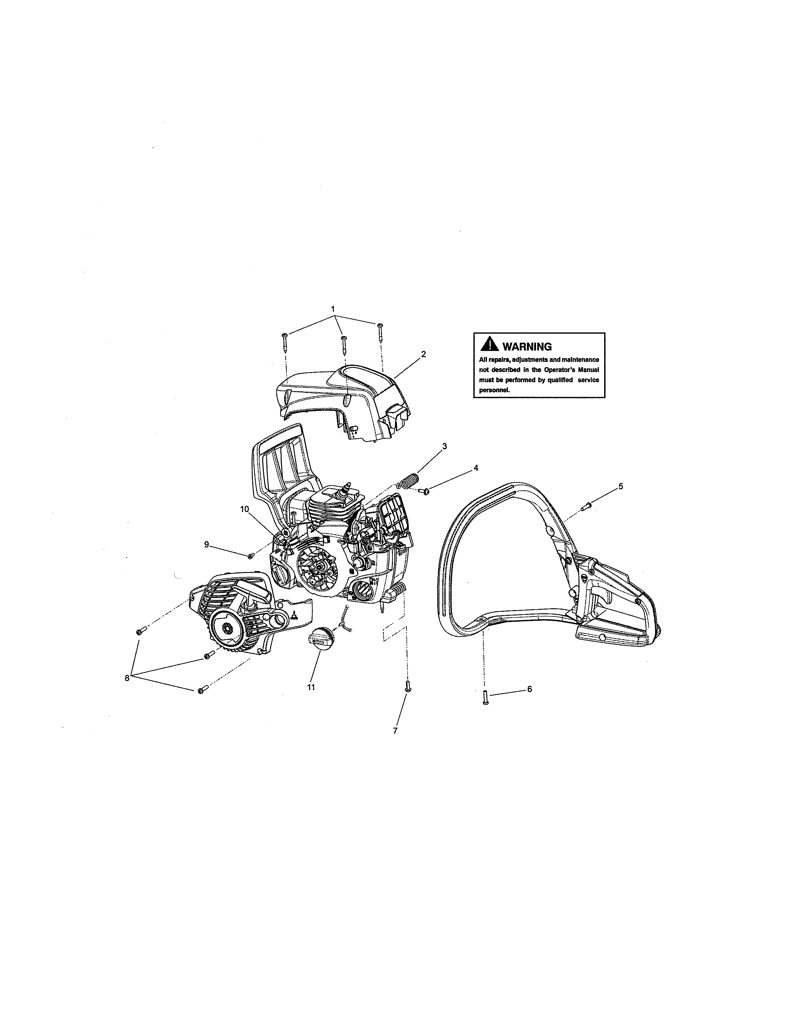 Craftsman 358740160 chassis/frame diagram