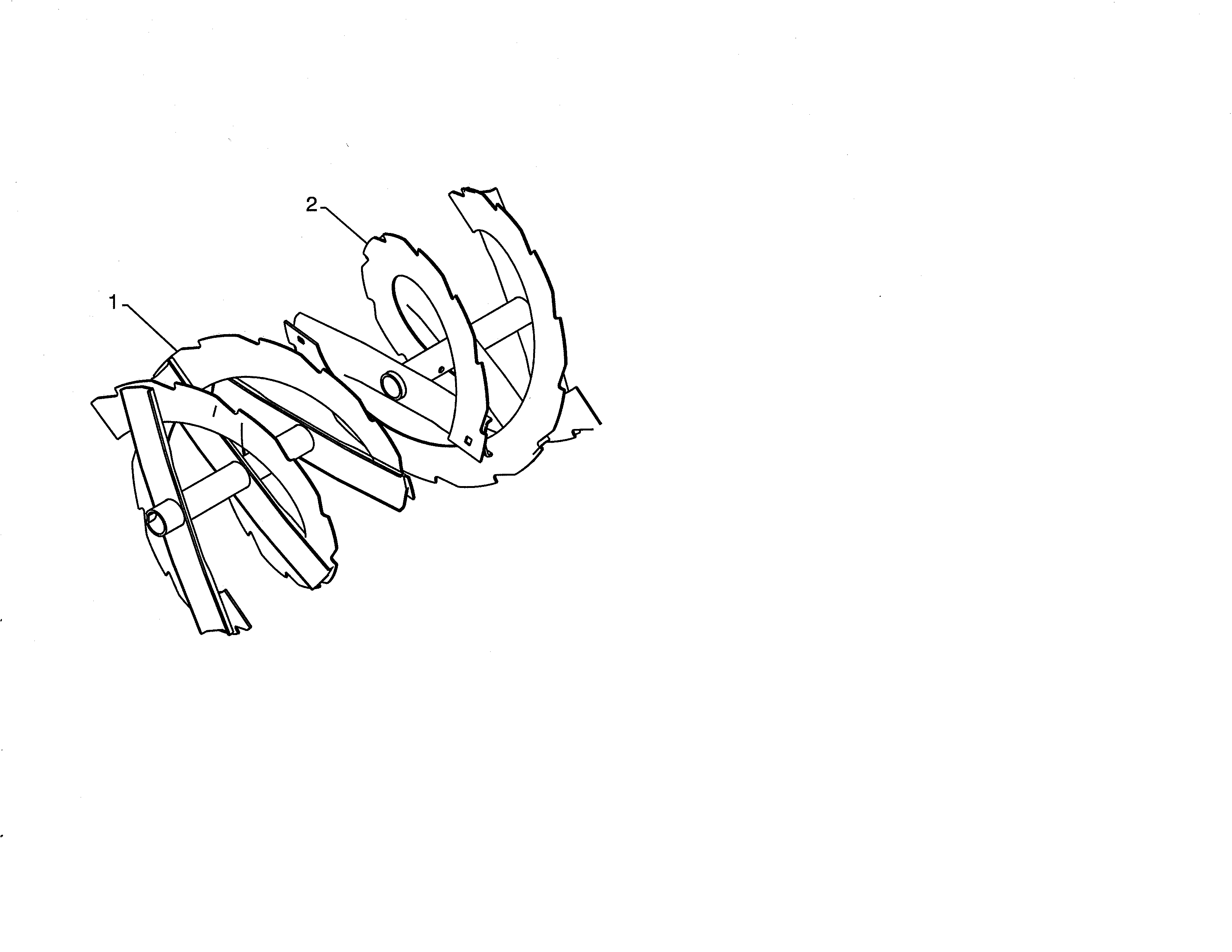 Poulan PR624ES-96198004602 auger diagram