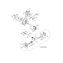 Poulan PR624ES-96198004602 impeller/gearbox diagram