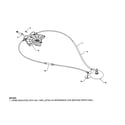 Poulan PR624ES-96198004602 lever/cable rotator diagram