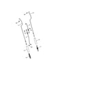Poulan PR624ES-96198004602 impeller & traction rods diagram