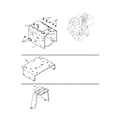 Poulan PR624ES-96198004602 engine/mounting plate/cover diagram