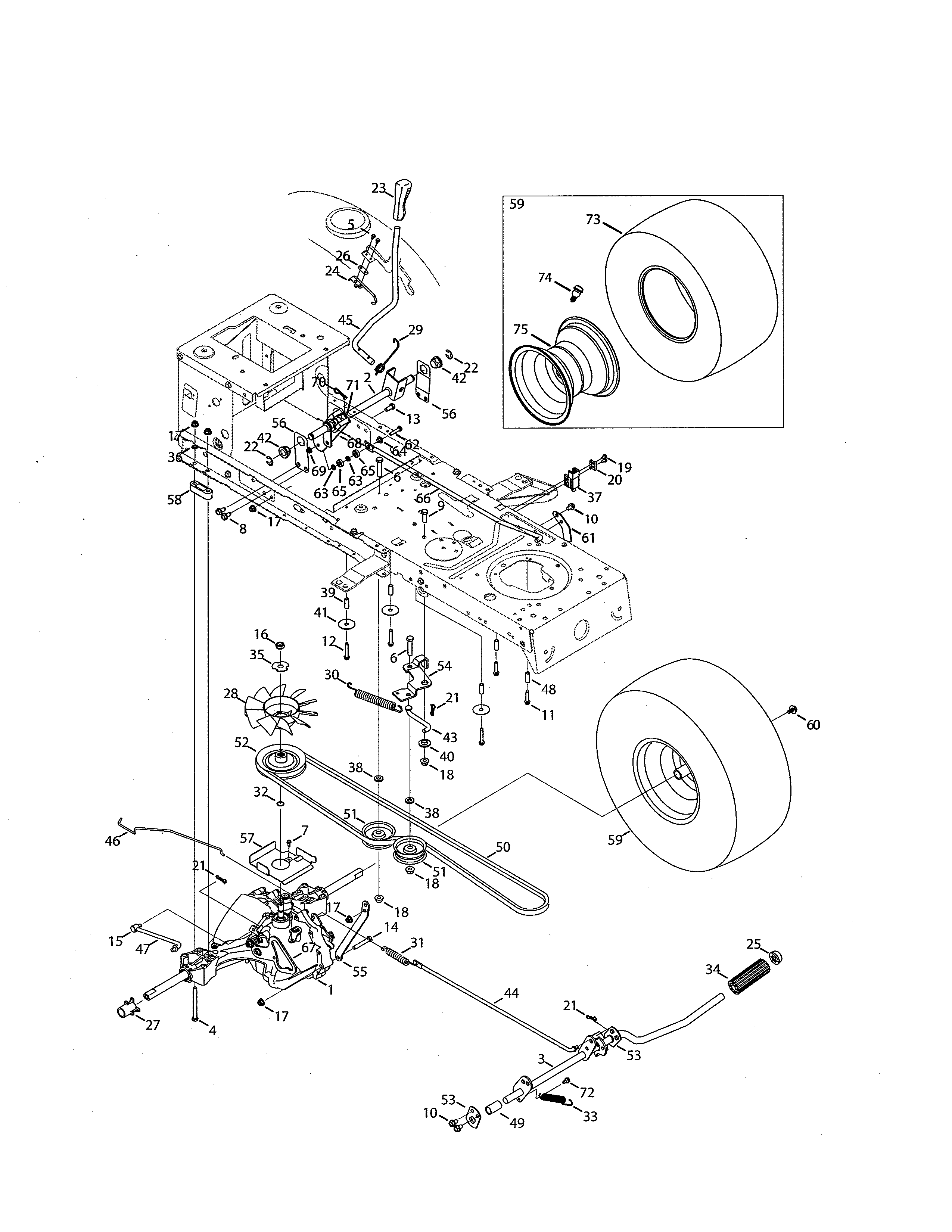 Craftsman 247255870 transmission diagram
