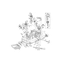 MTD 13AL79XT099 deck mower/spindle pulley diagram