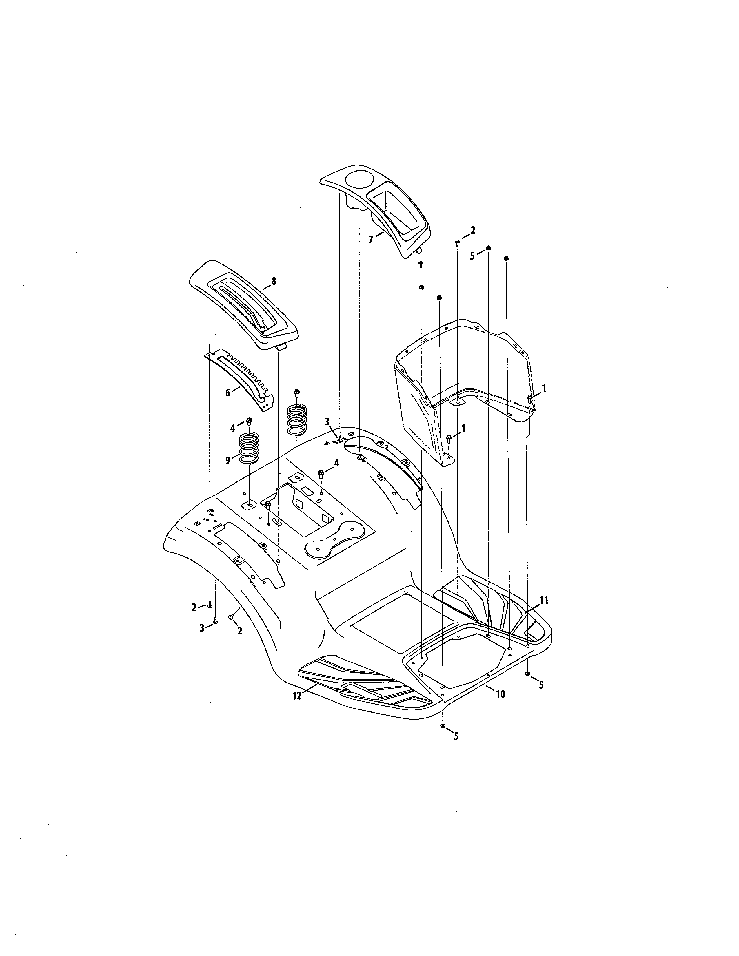 Craftsman 247270381 fender diagram