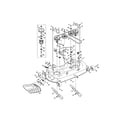 Craftsman 247270381 mower deck/pulley spindle diagram
