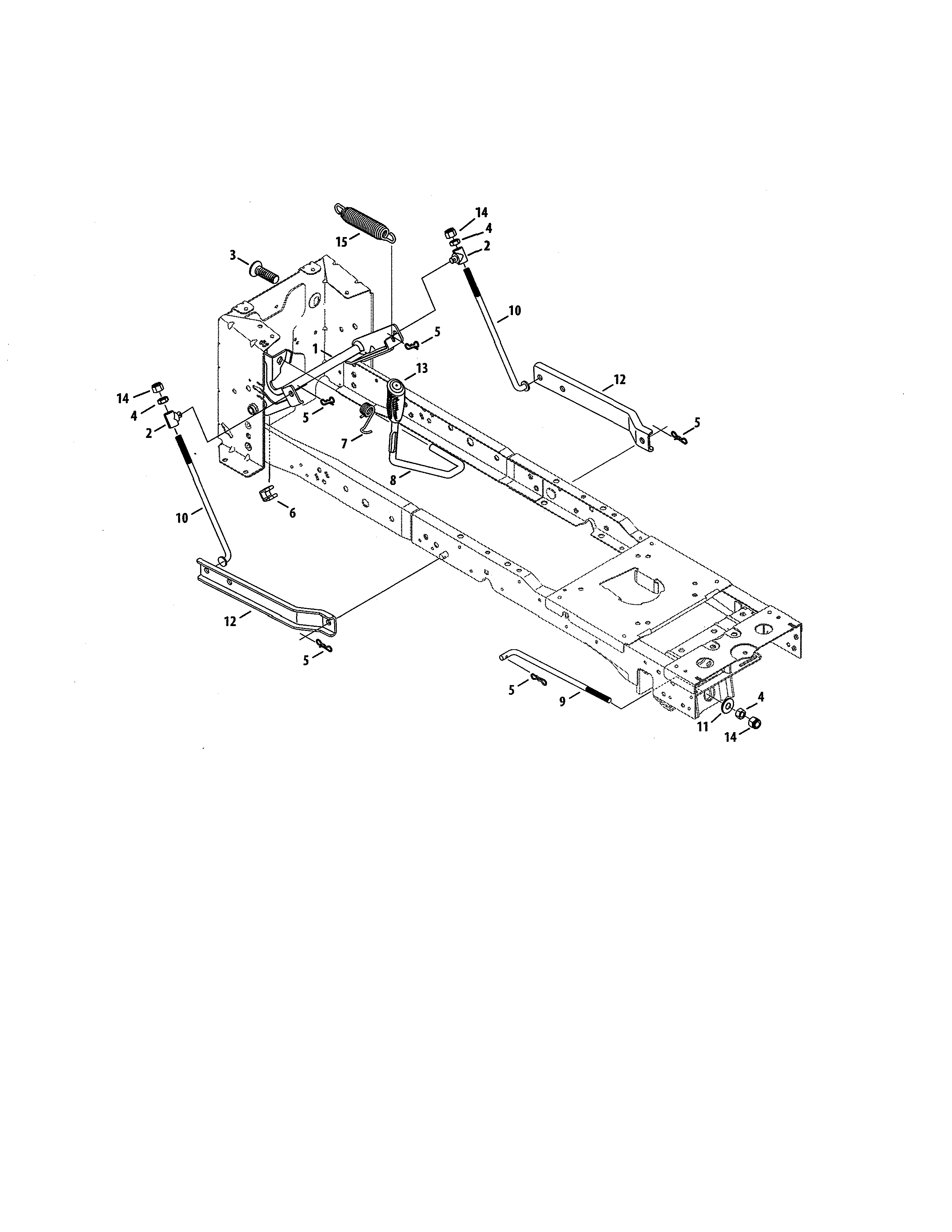Craftsman 247270441 lift diagram