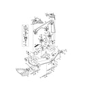 Craftsman 247270460 mower deck/pulley spindle diagram
