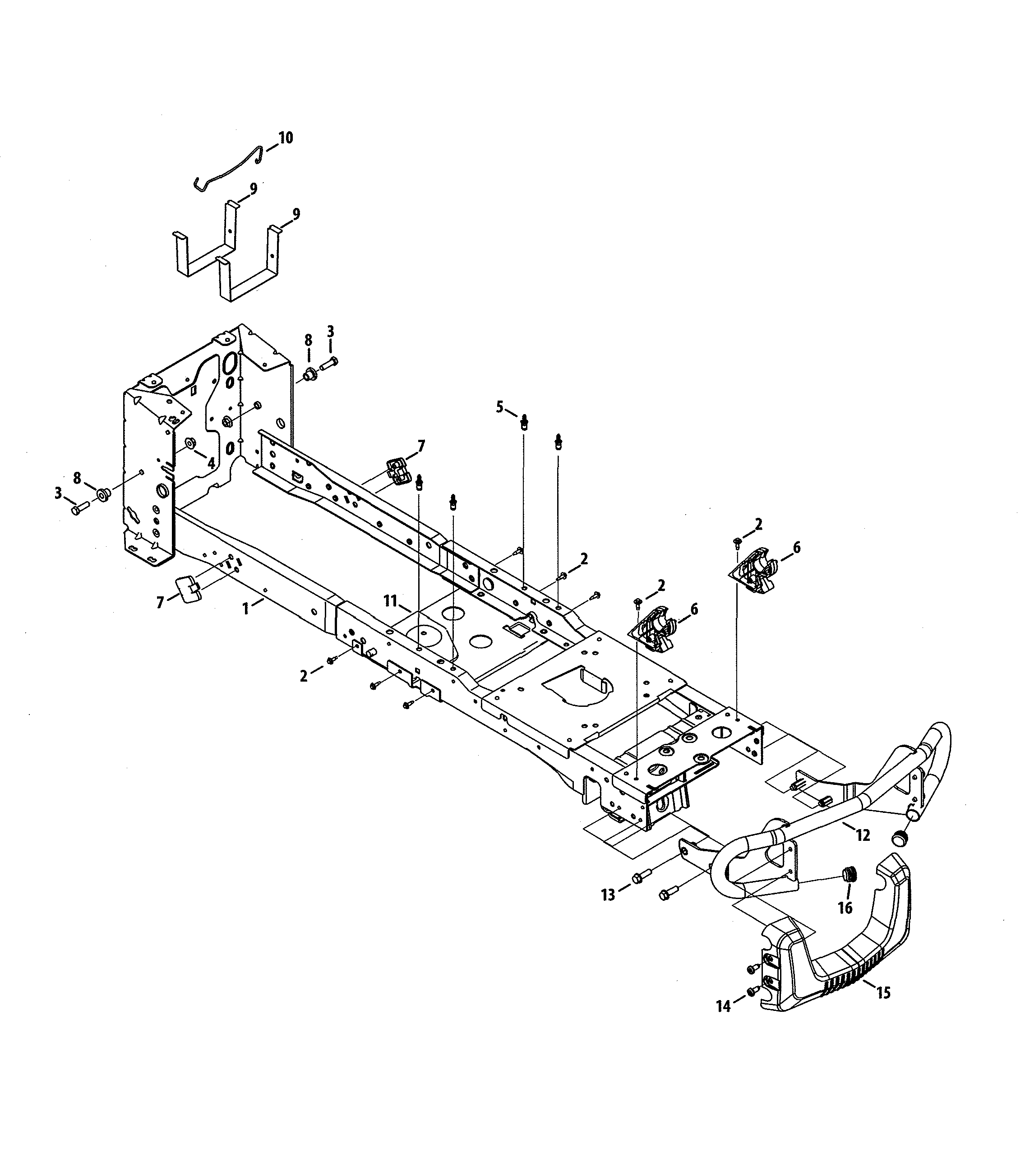 Craftsman 247270481 frame diagram