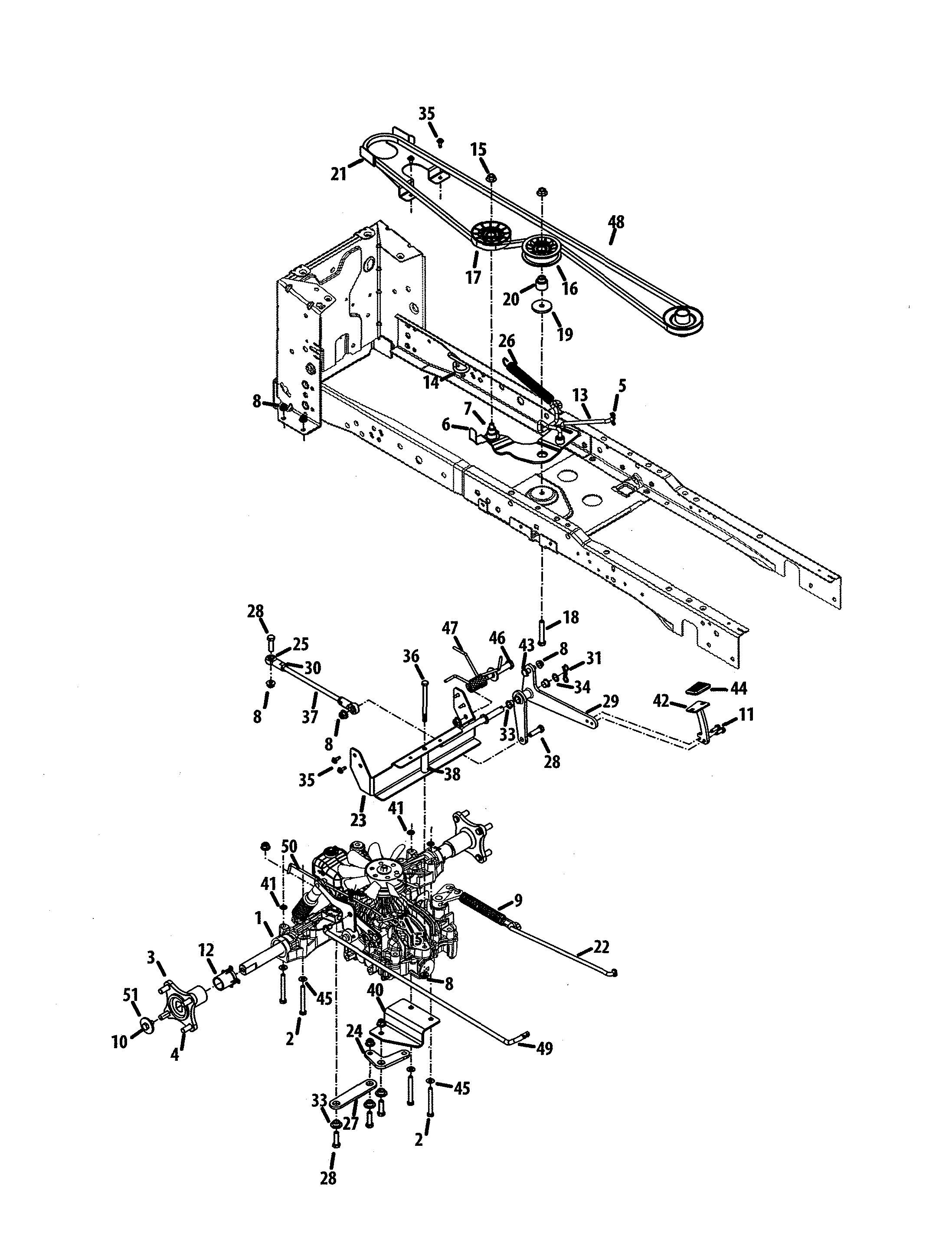 Craftsman 247270481 tranmission diagram