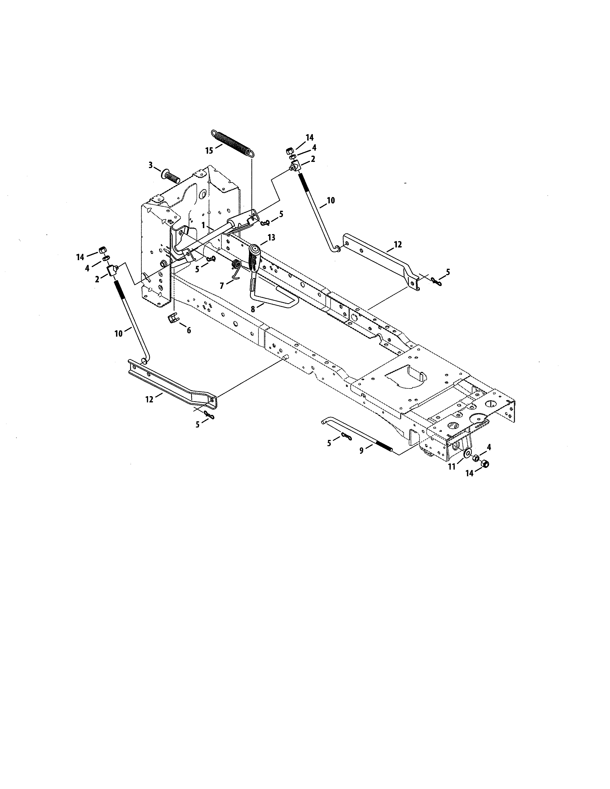 Craftsman 247270491 lift diagram