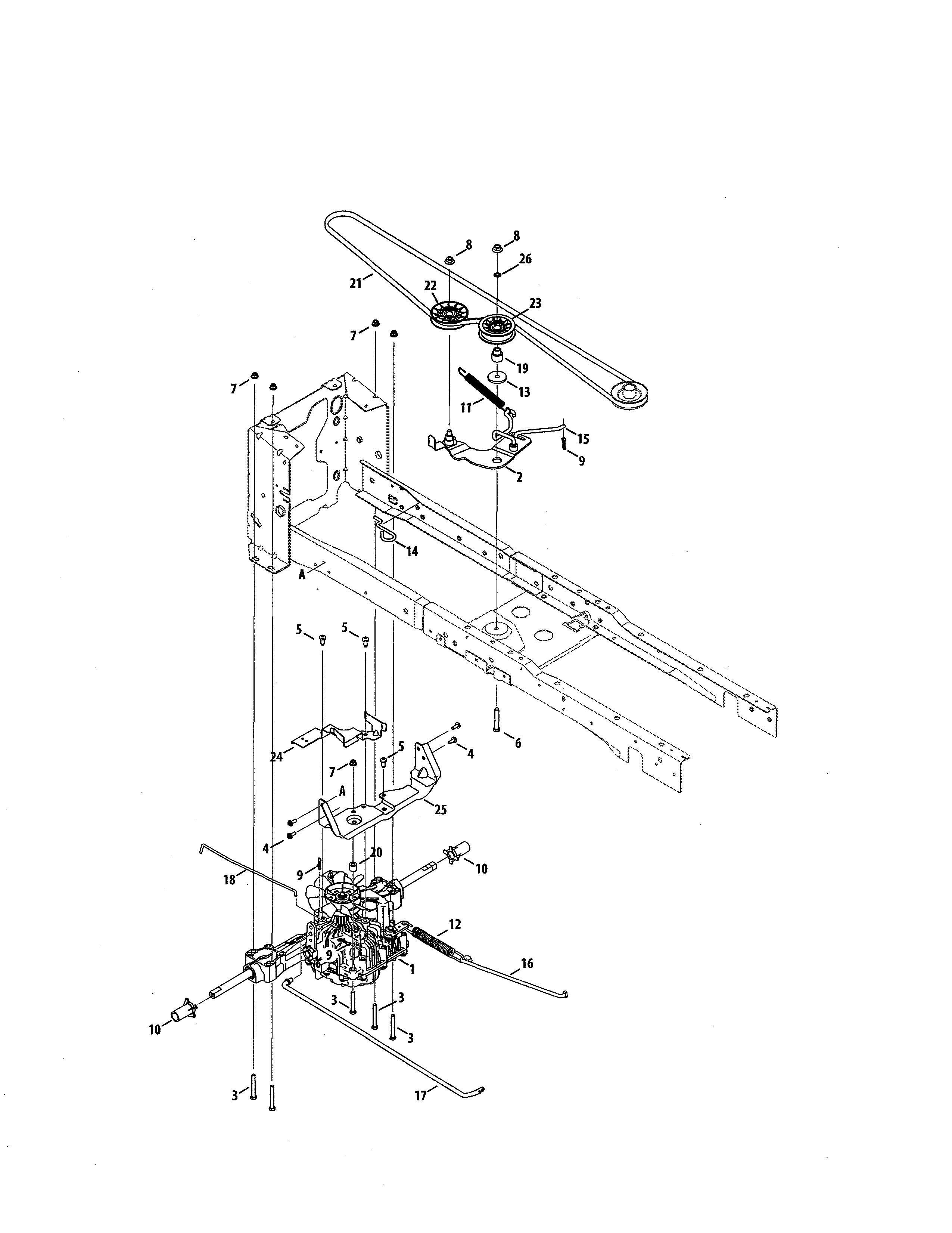 Craftsman 247270491 transmission diagram