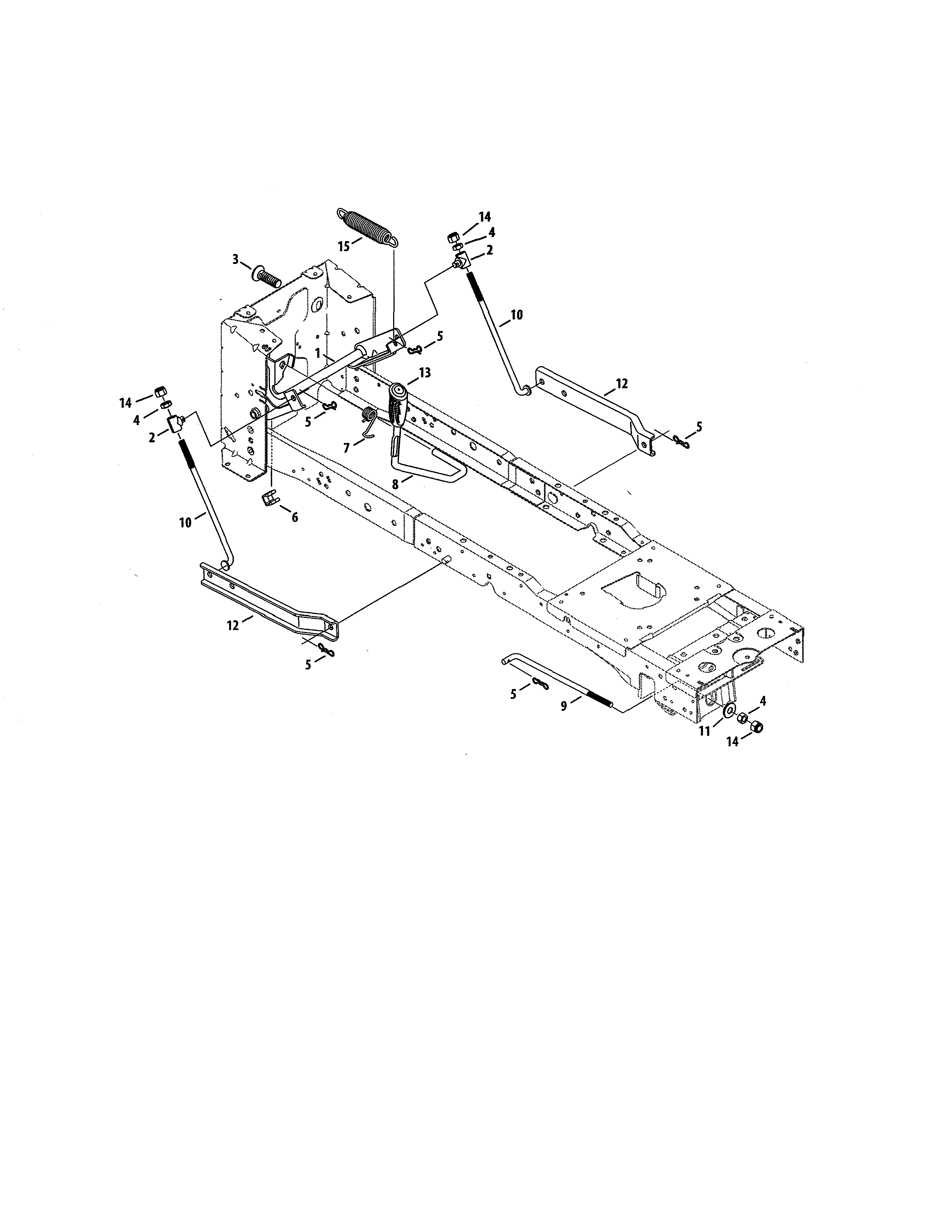 Craftsman 247270560 lift diagram