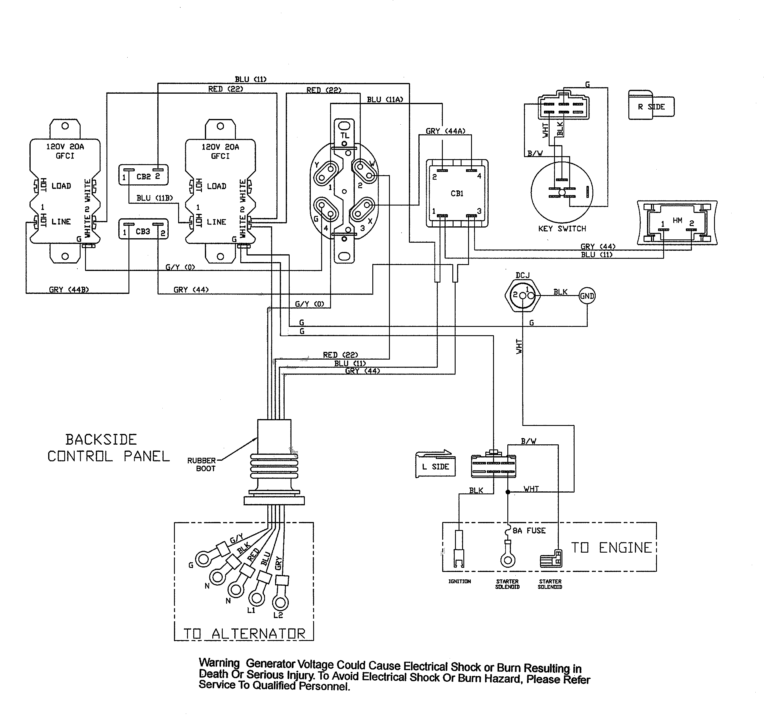 Briggs & Stratton 030552-01 wiring diagram (80010737wd) diagram