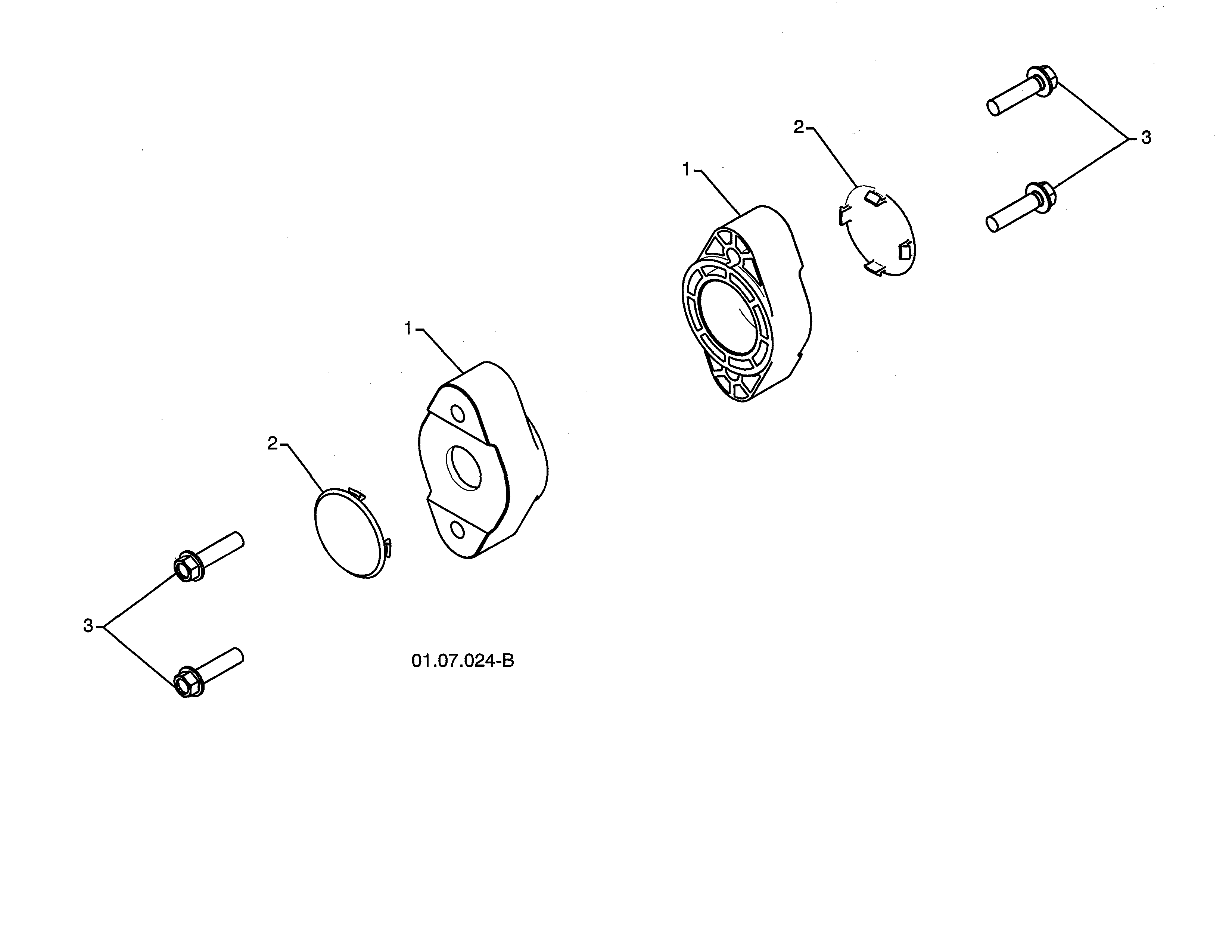 Poulan PR624ES-96198004603 auger bearing diagram
