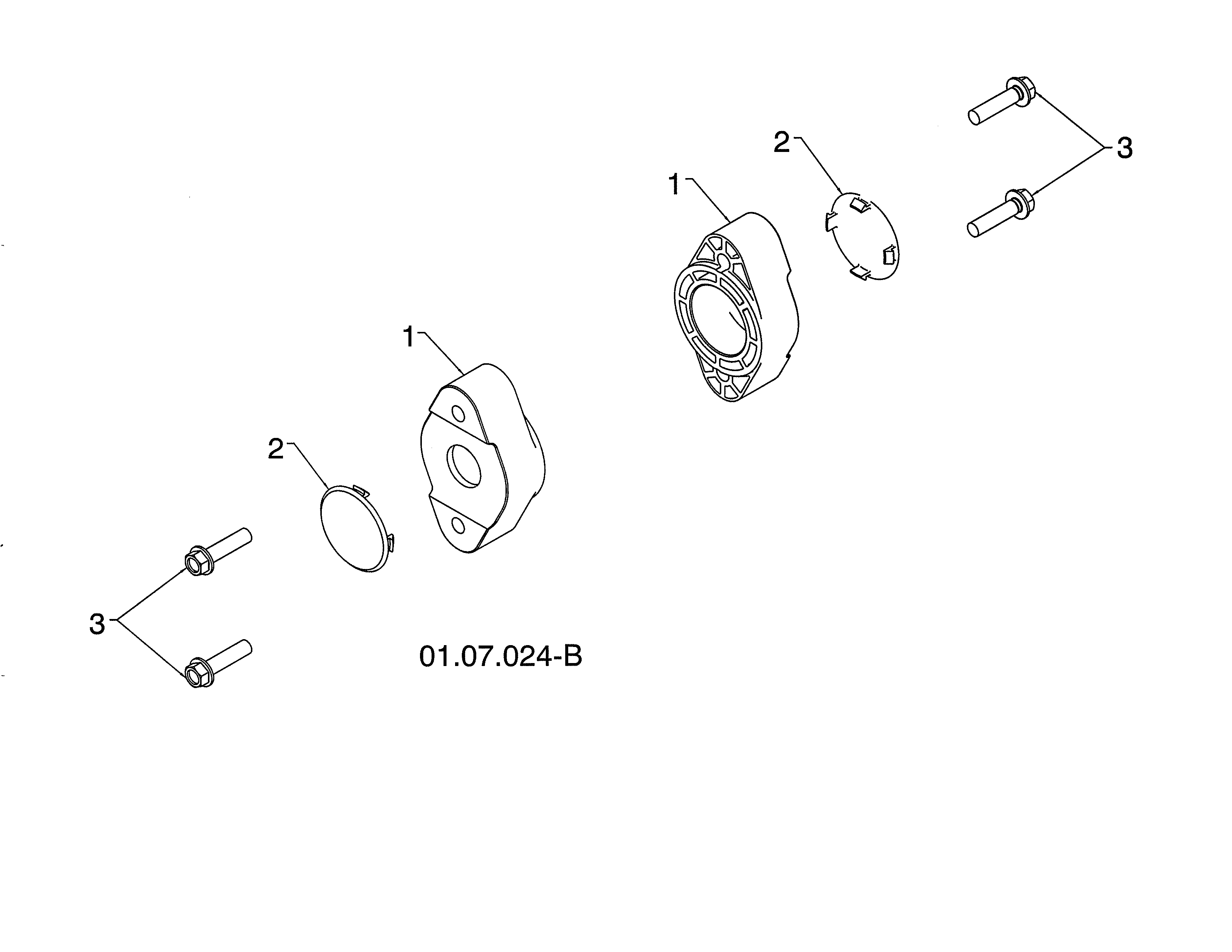 Poulan PR624ES-96198004604 auger bearing diagram