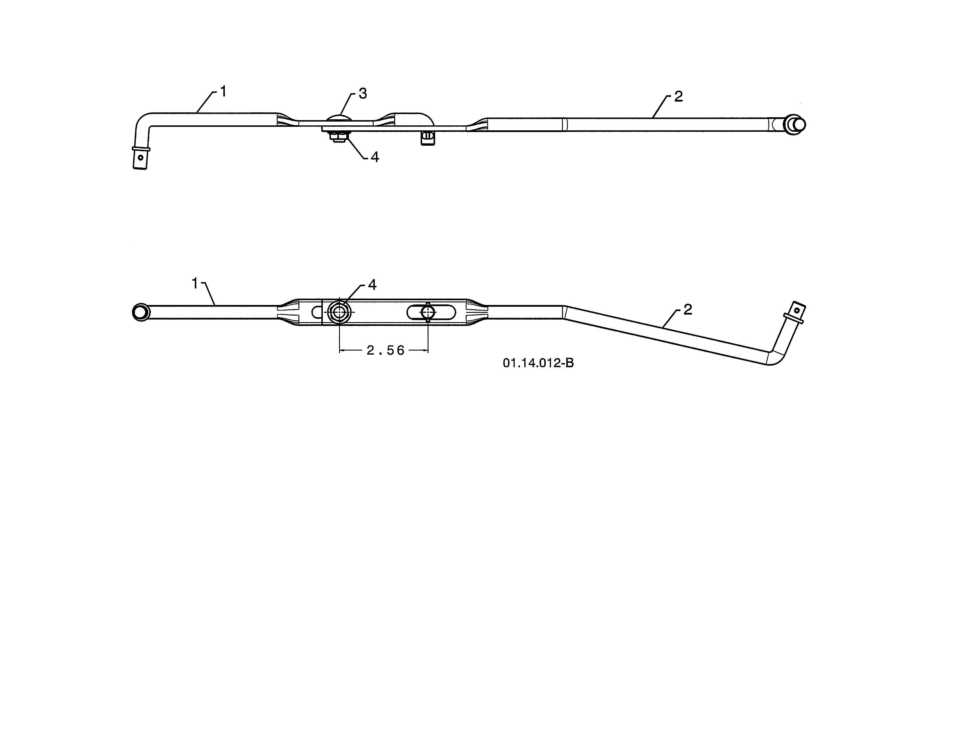 Poulan PR624ES-96198004604 shifter rods diagram