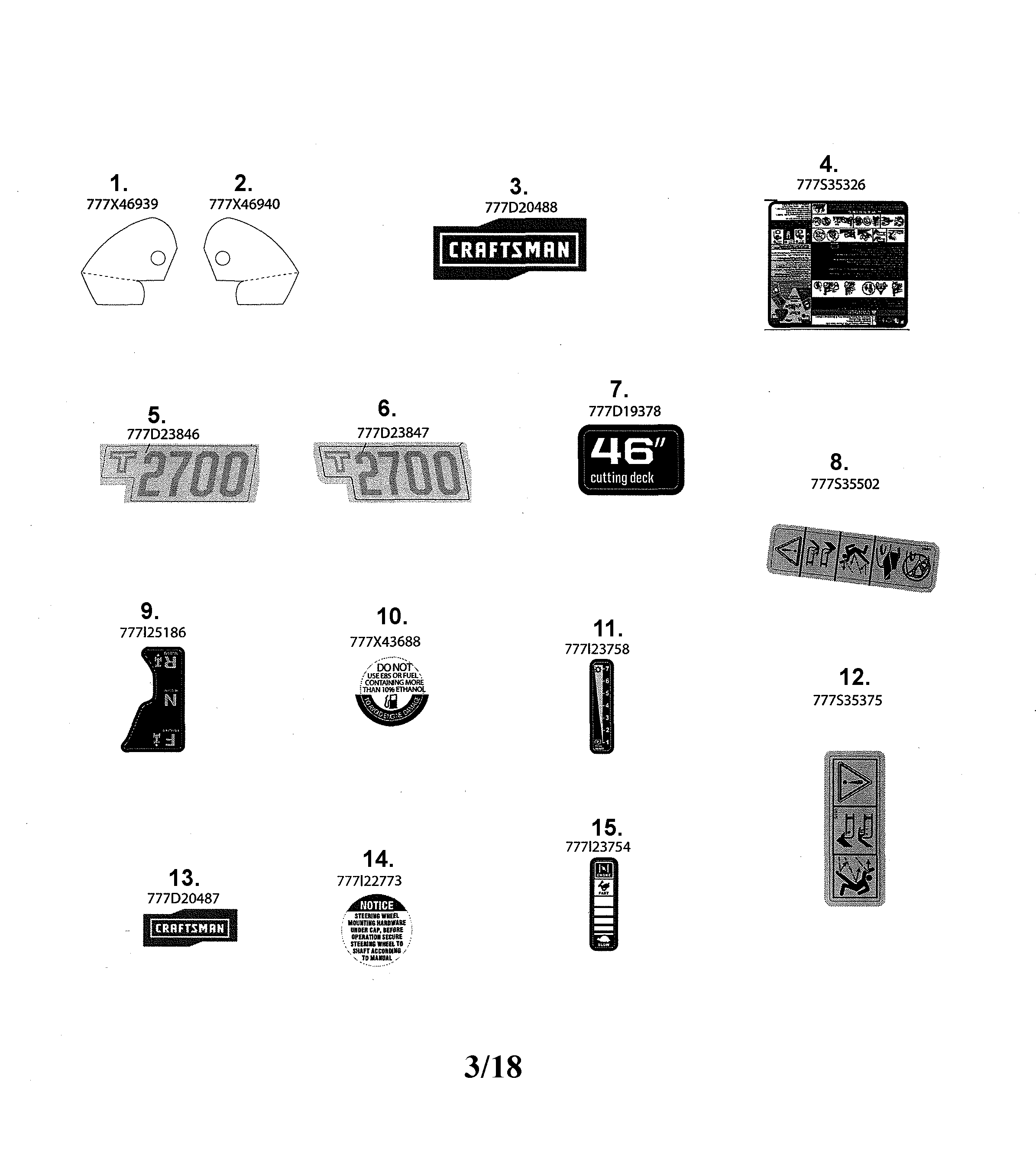Craftsman 247255860 decals diagram