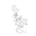 Craftsman 247255860 seat/fender diagram