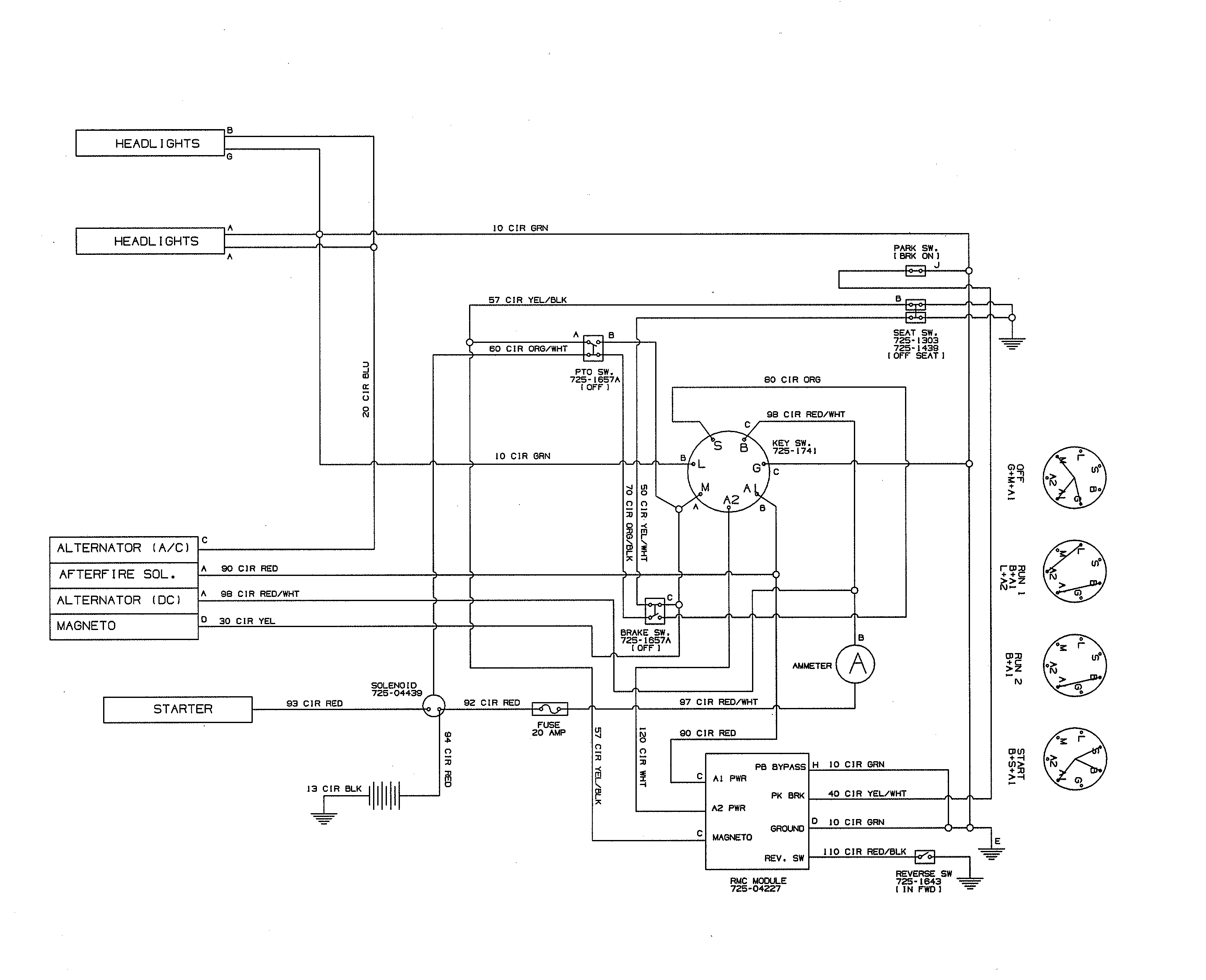 MTD 13AL79XT299 wiring diagram diagram