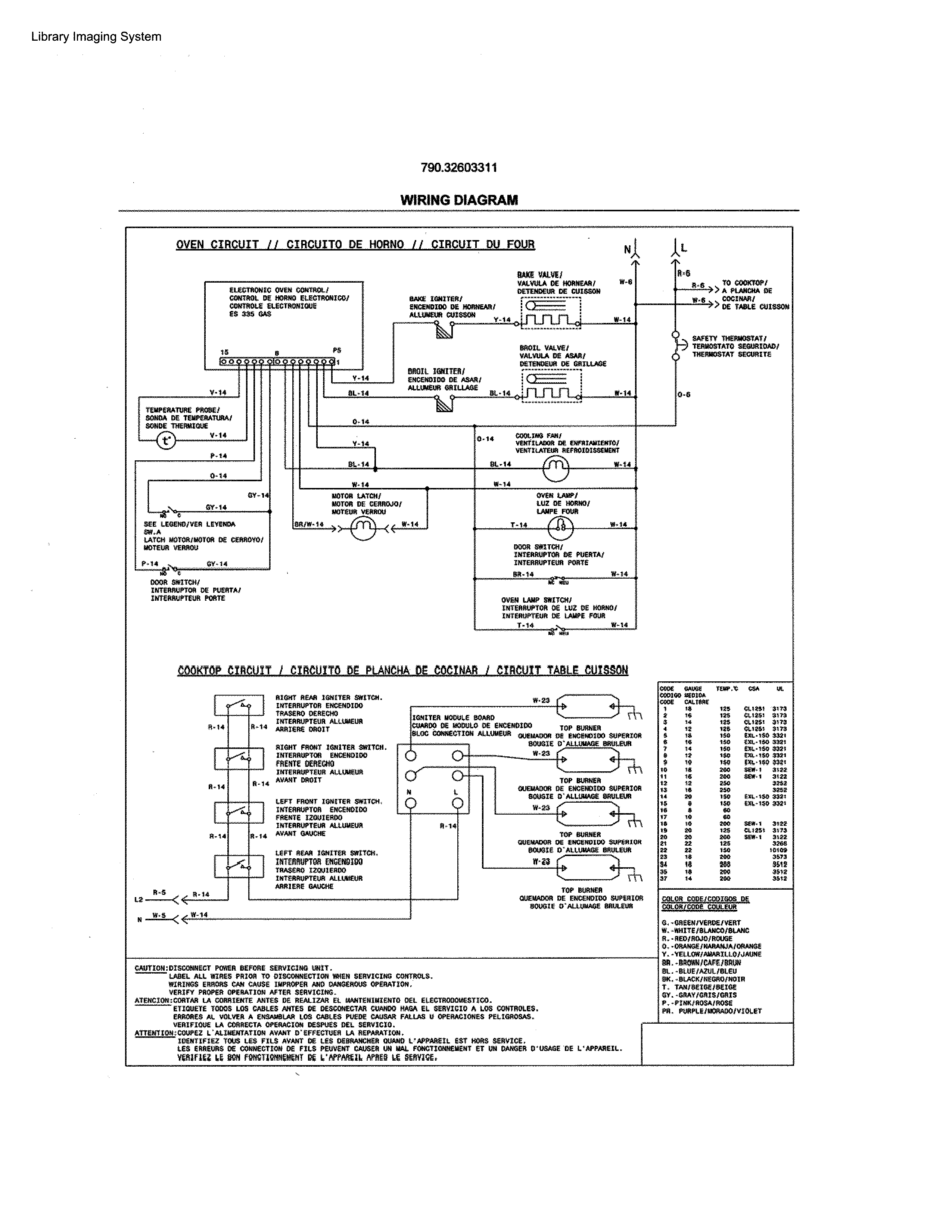 Kenmore 79032603311 wiring diagram diagram