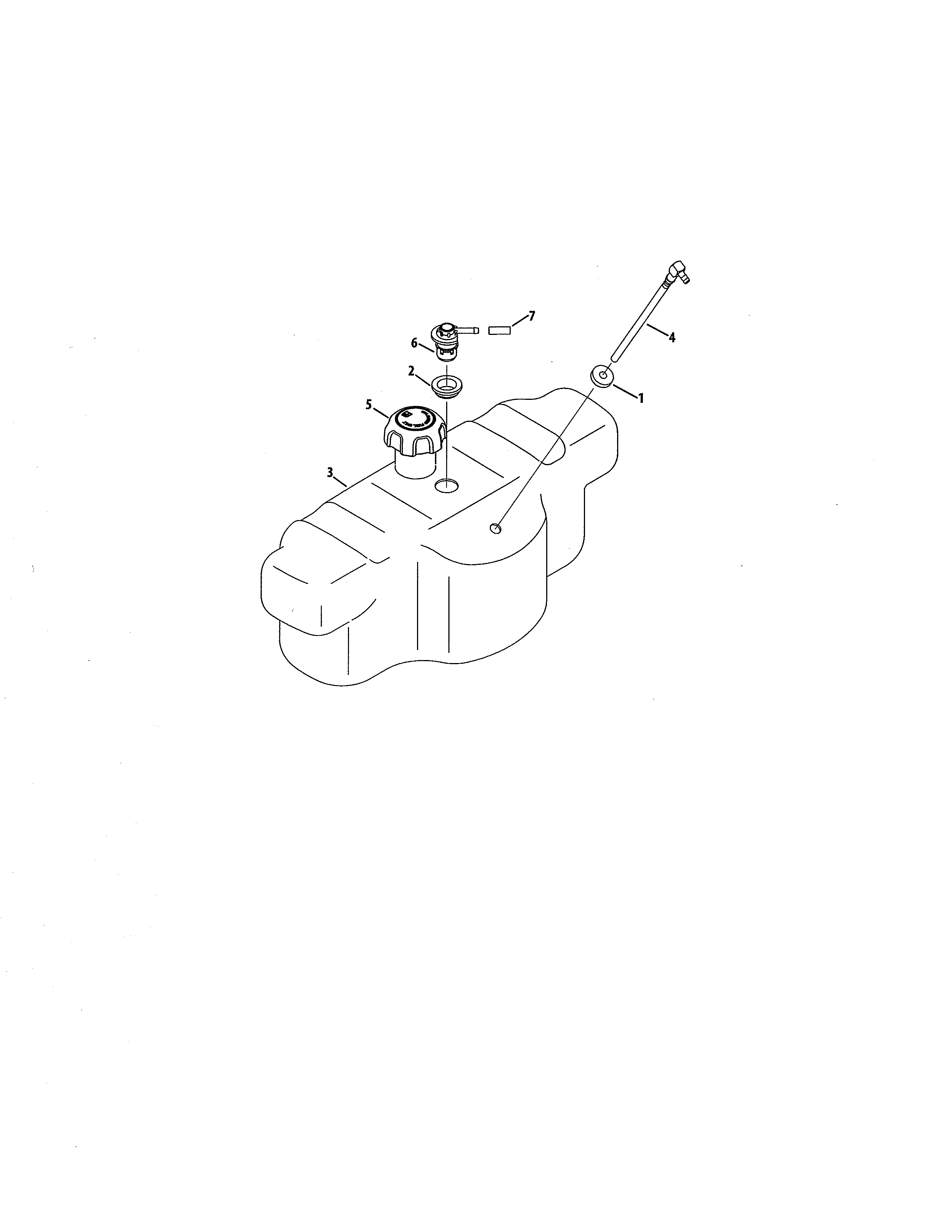 MTD 17BKCACS099 fuel tank diagram