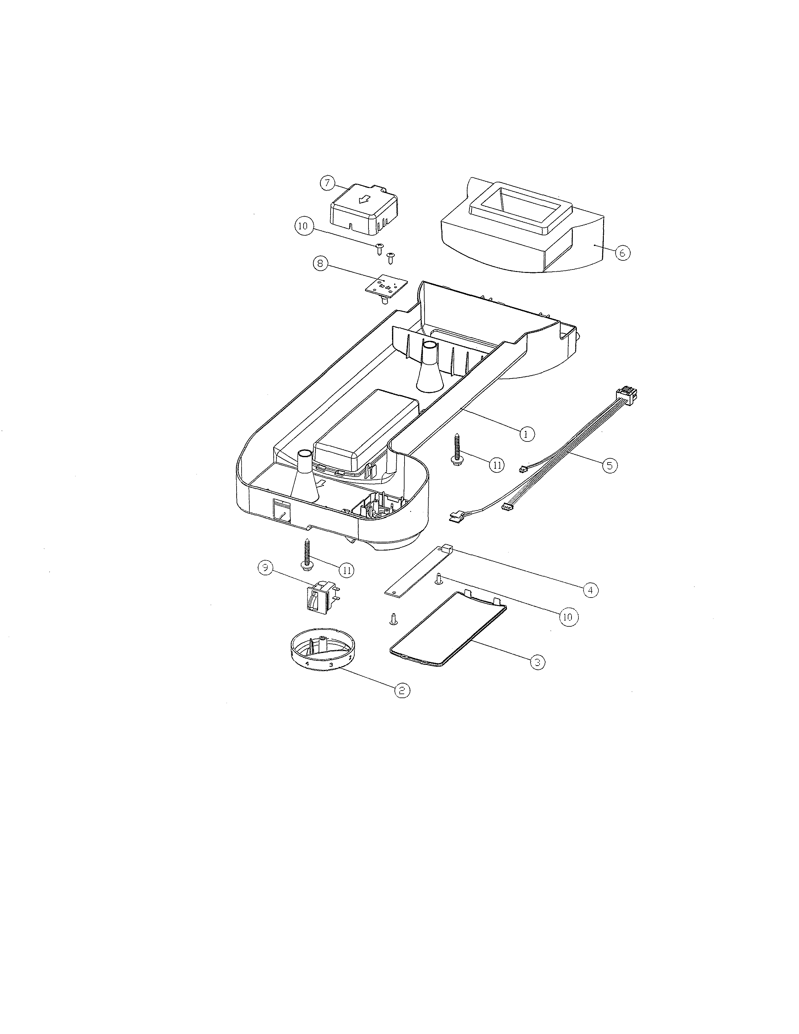 Kenmore 11161205710 box controls diagram