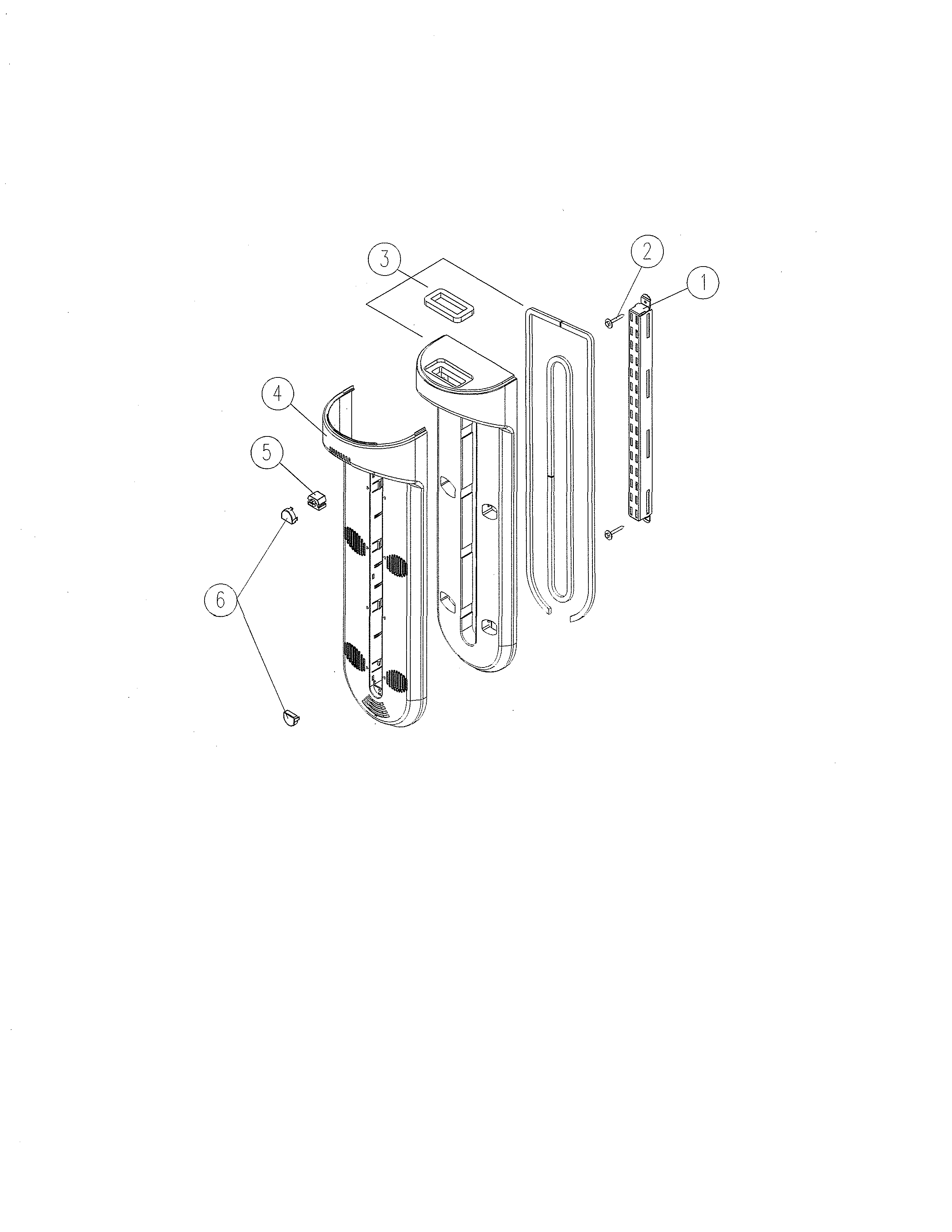Kenmore 11161215611 multi flow duct parts diagram