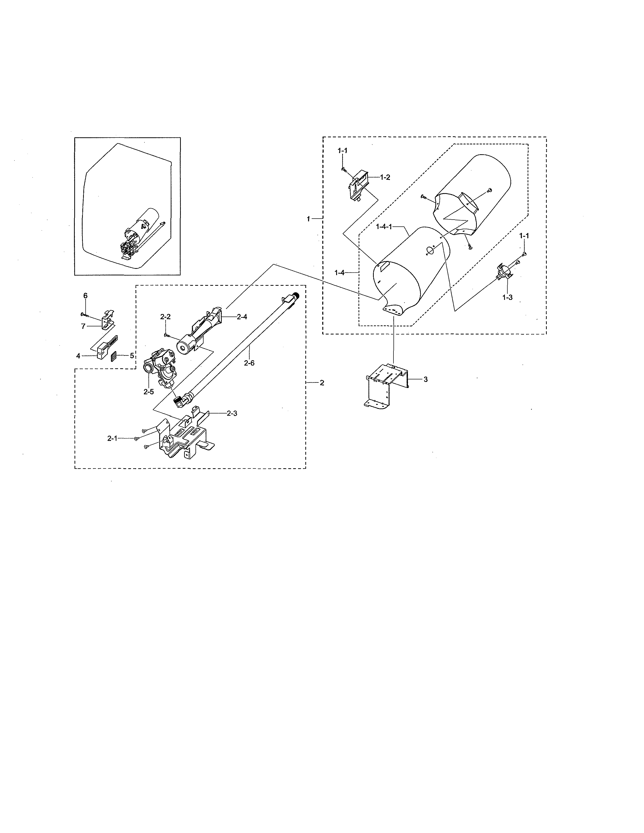 Samsung DV476GTHAWR/A1-01 duct & burner diagram