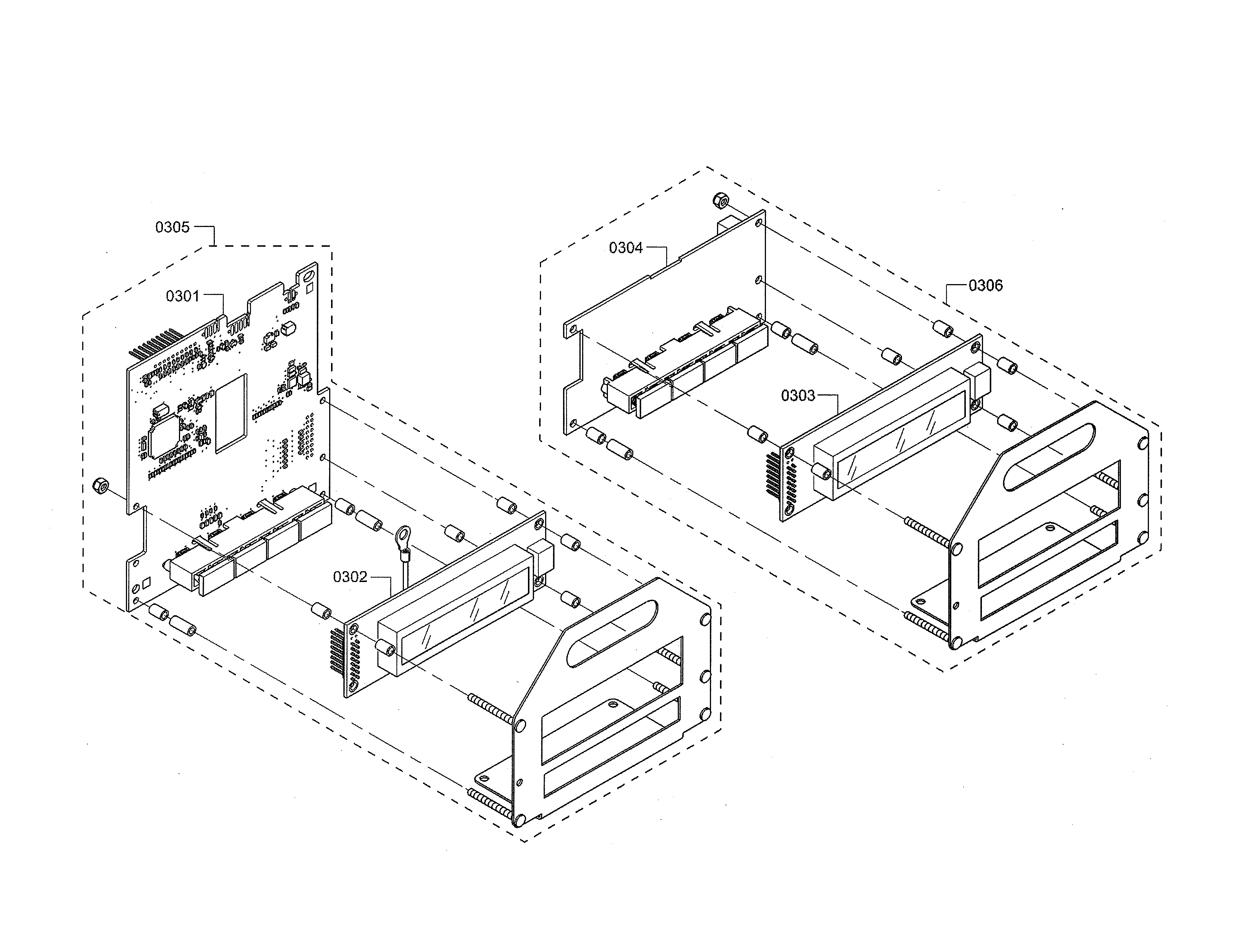 Thermador PRD48JDSGU/09 display module diagram
