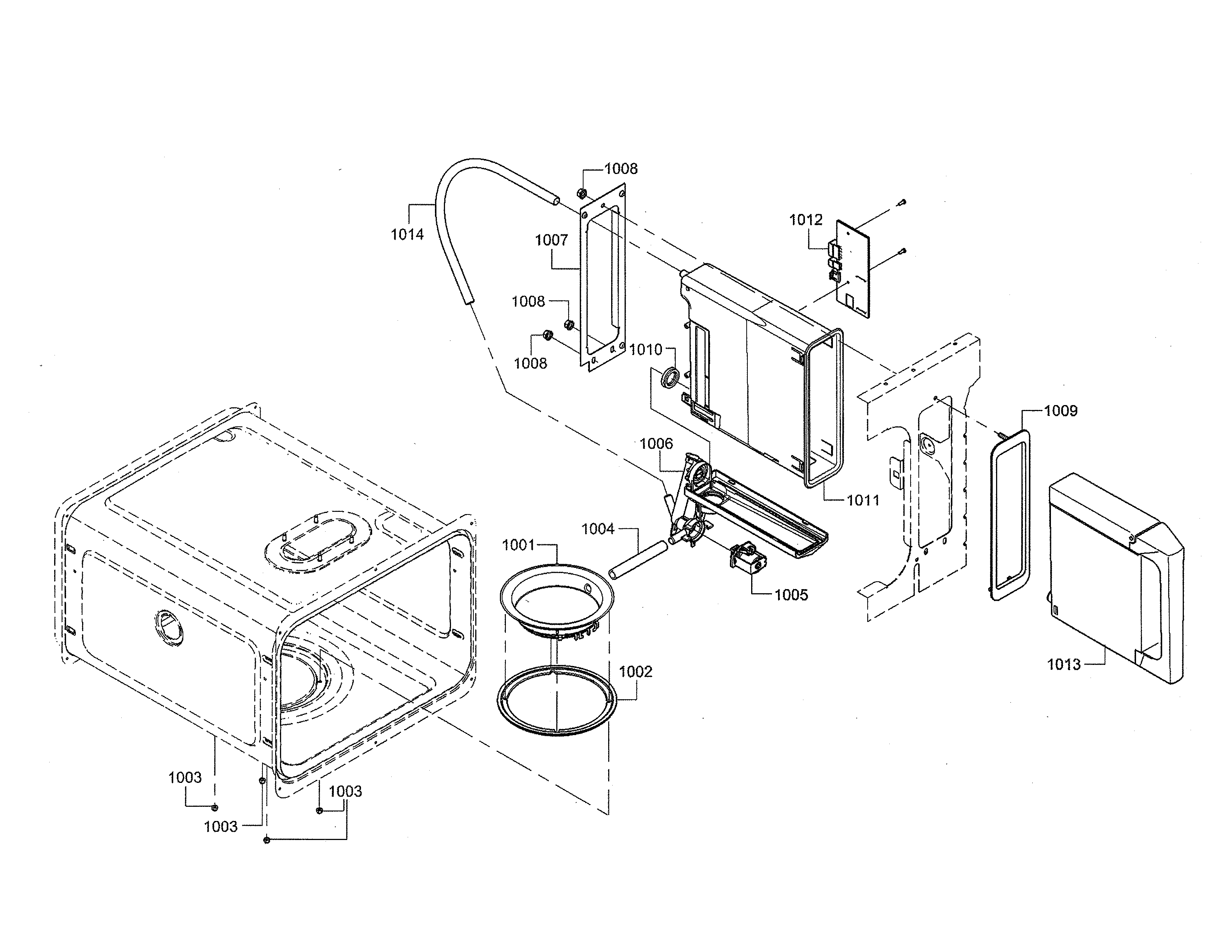 Thermador PRD48JDSGU/09 solenoid/tank diagram